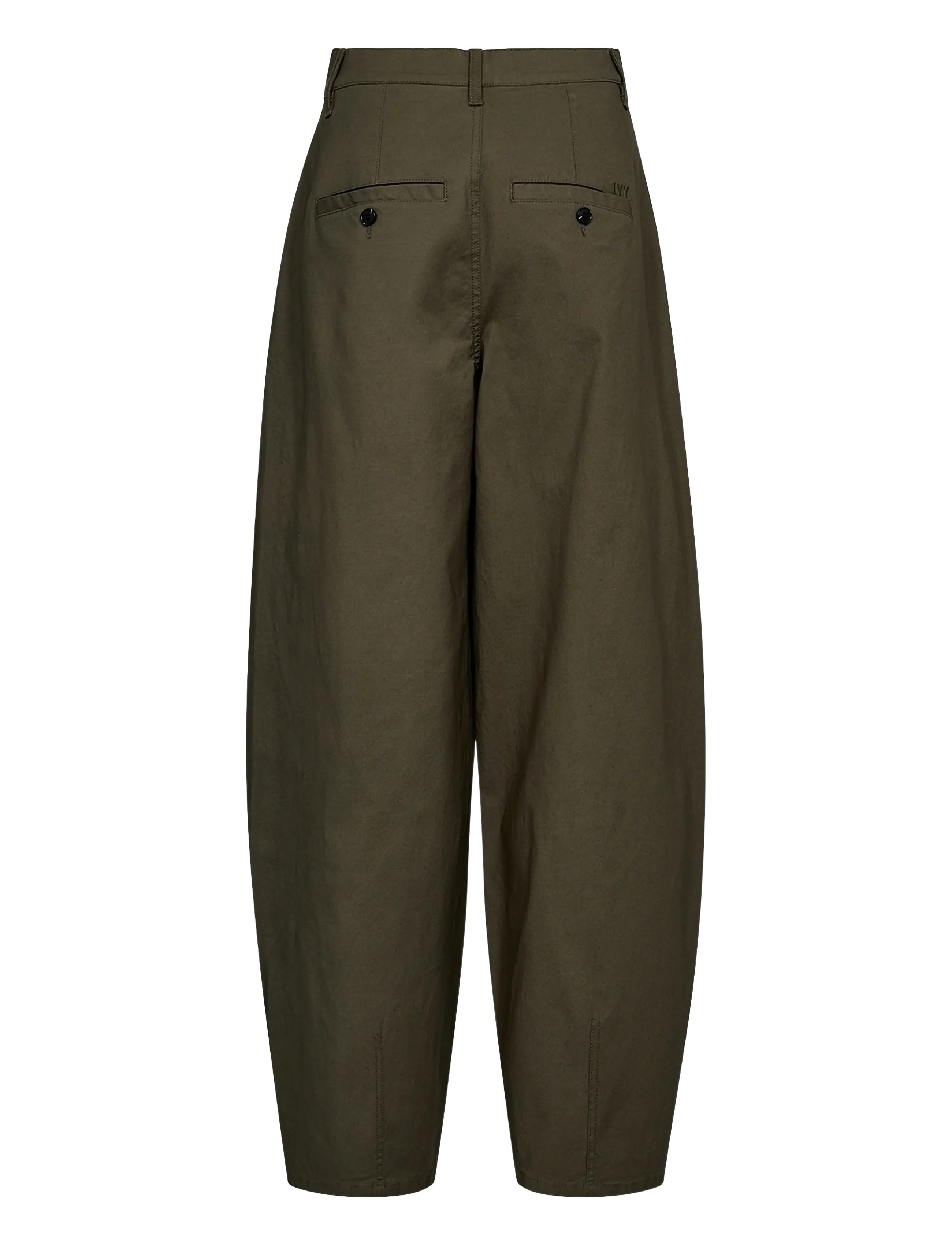IVY Copenhagen - IVY-Katee Barrel Pant - barrel-bukser - olive - 2