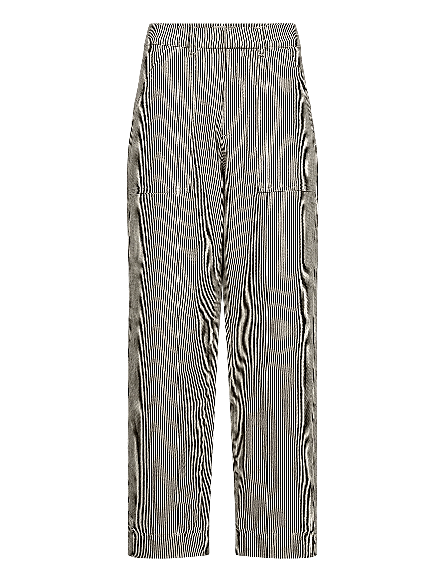 IVY Copenhagen - IVY-Lulu Utility Pant Wash Black Sa - pantalons droits - black sailor stripe - 1