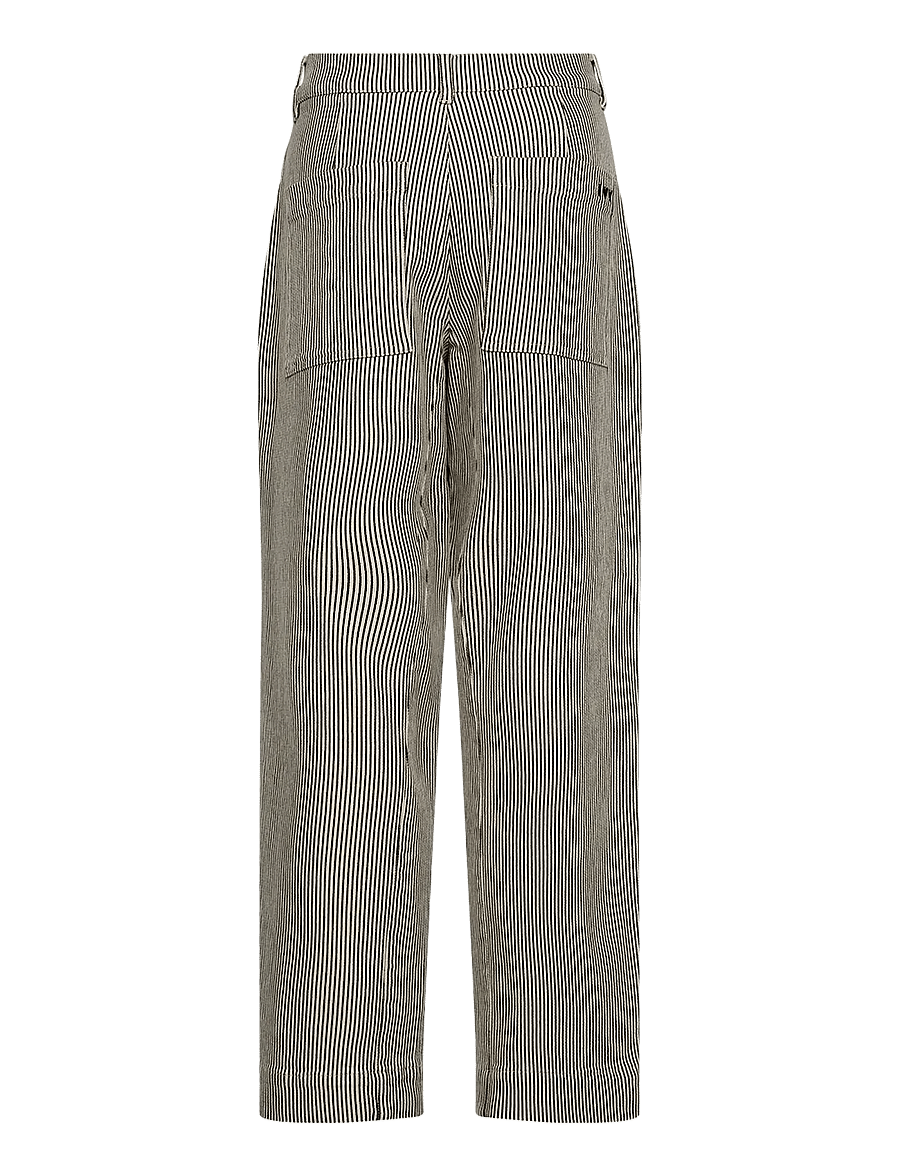 IVY Copenhagen - IVY-Lulu Utility Pant Wash Black Sa - pantalons droits - black sailor stripe - 2