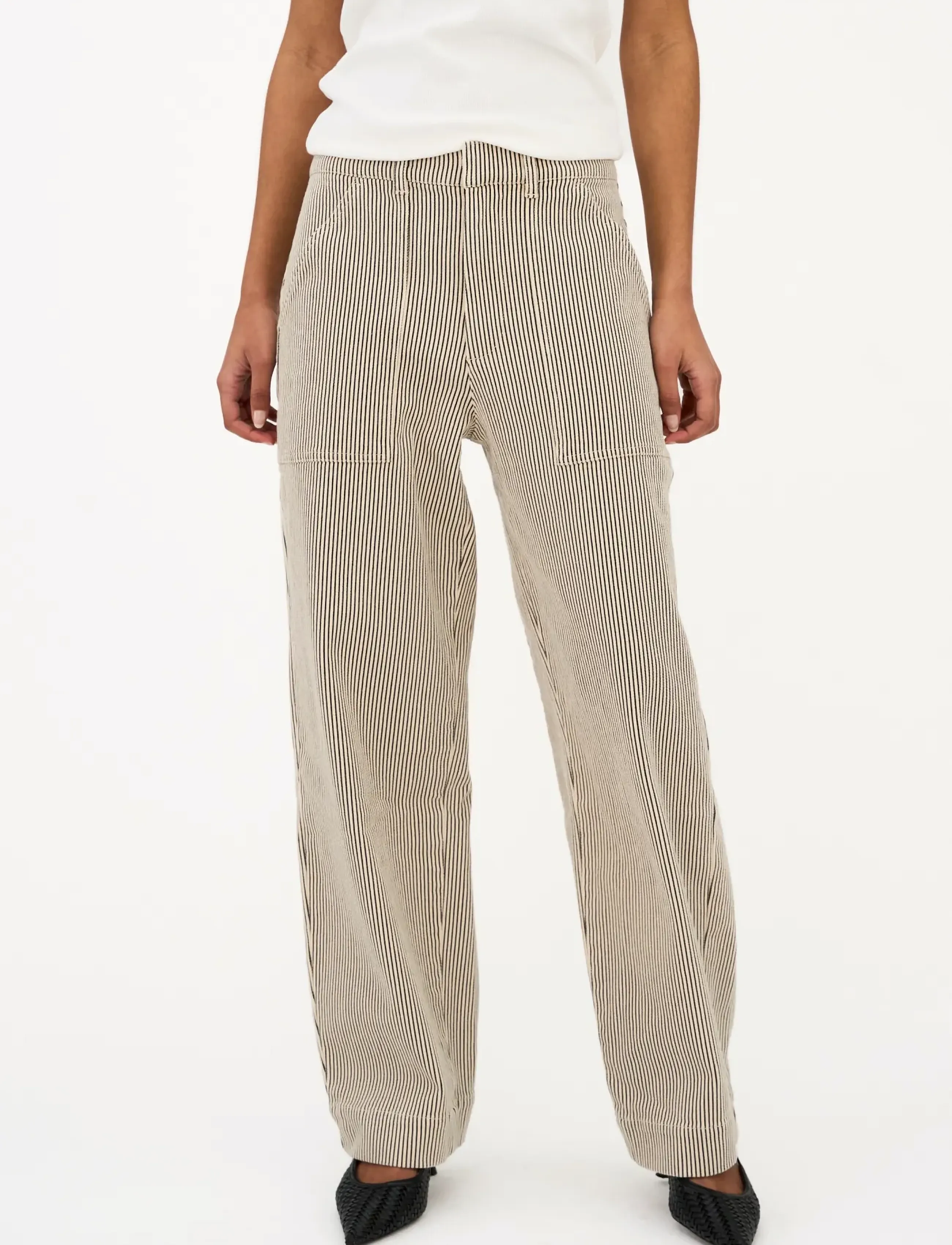 IVY Copenhagen Ivy-Lulu Utility Pant Wash Black Sa cargobyxor dam – bild 2