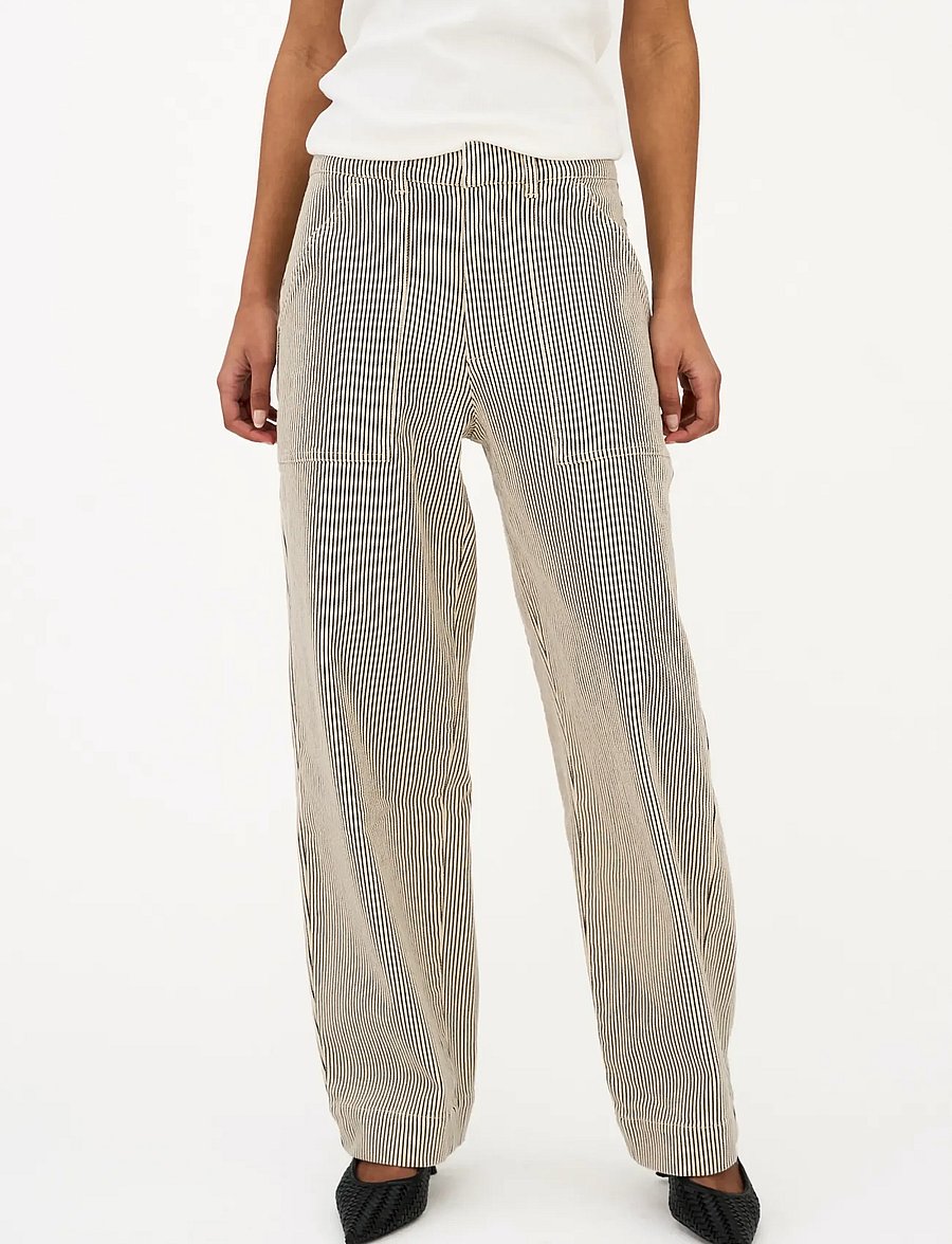 IVY Copenhagen - IVY-Lulu Utility Pant Wash Black Sa - pantalons droits - black sailor stripe - 3