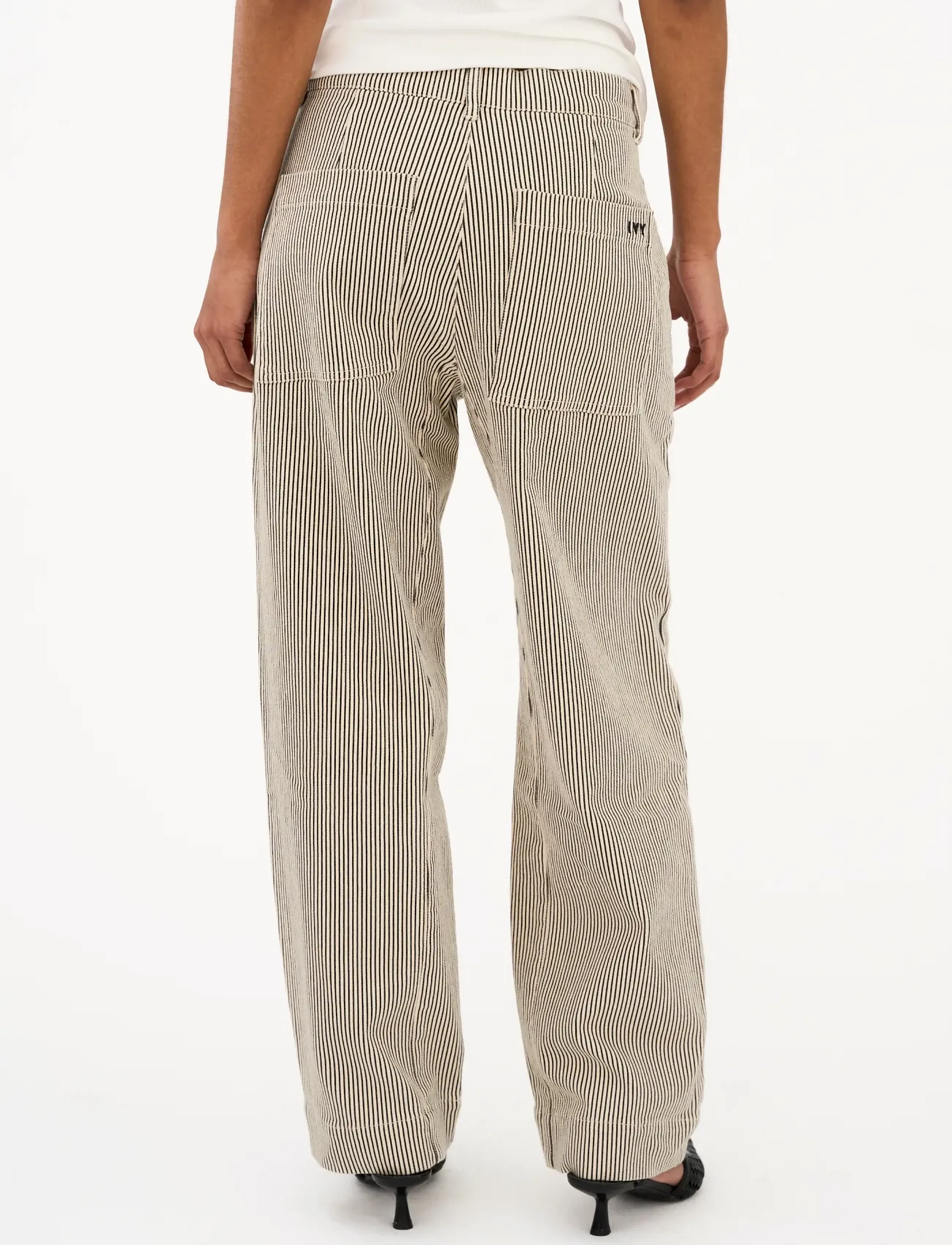 IVY Copenhagen Ivy-Lulu Utility Pant Wash Black Sa cargobyxor dam – bild 3