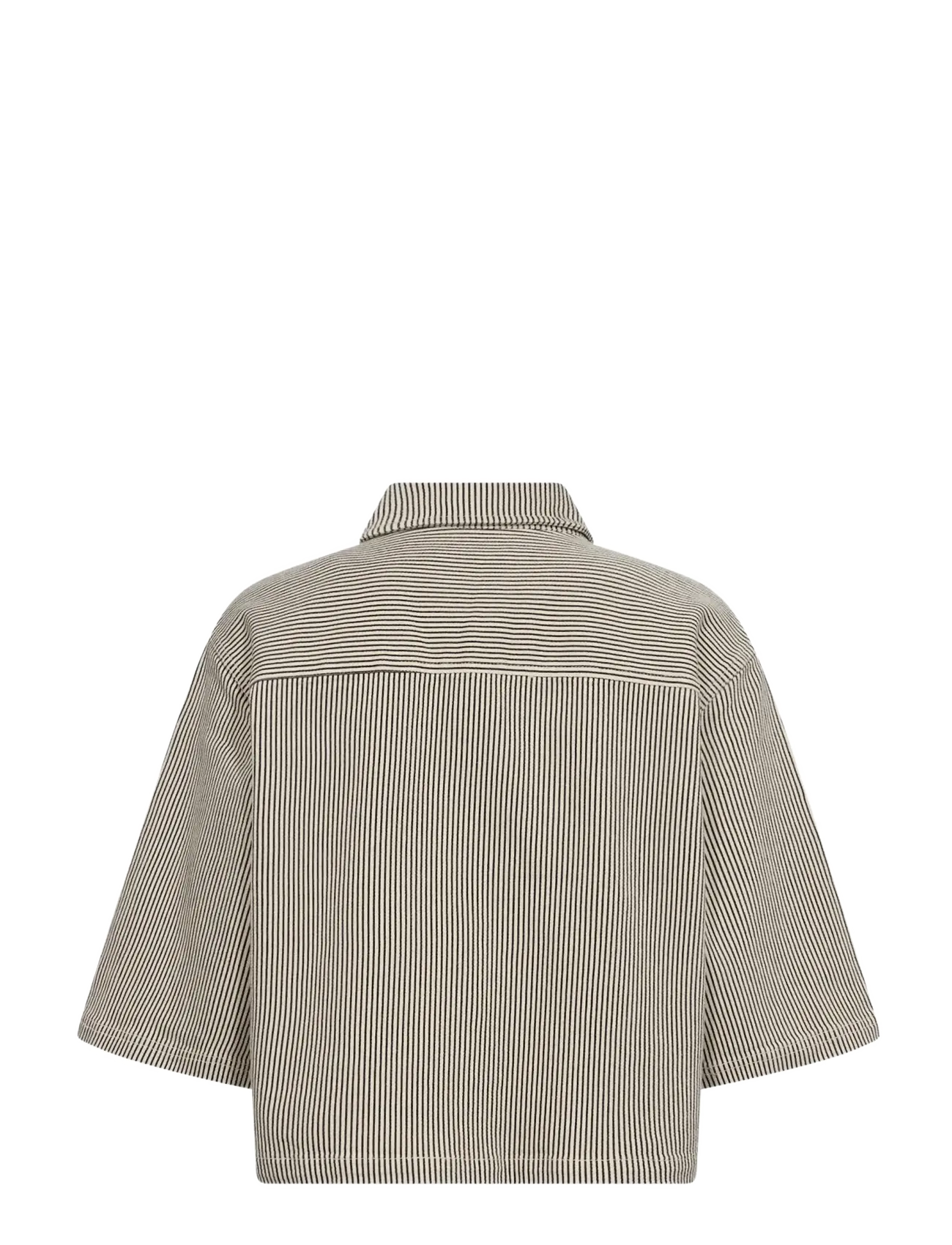 IVY Copenhagen - IVY-Uta Oversize Shirt Wash Black S - chemises en jeans - black sailor stripe - 2