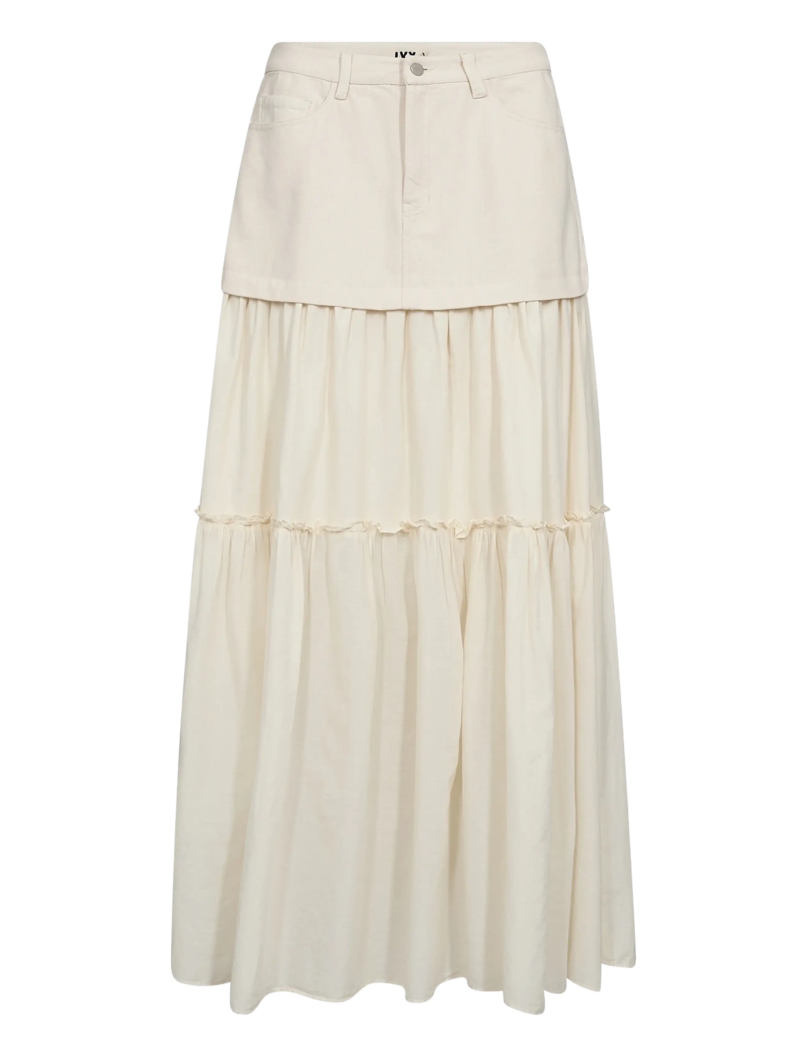 IVY Copenhagen IVY-Angie Mix Long Skirt - Nyheter - ECRU / white