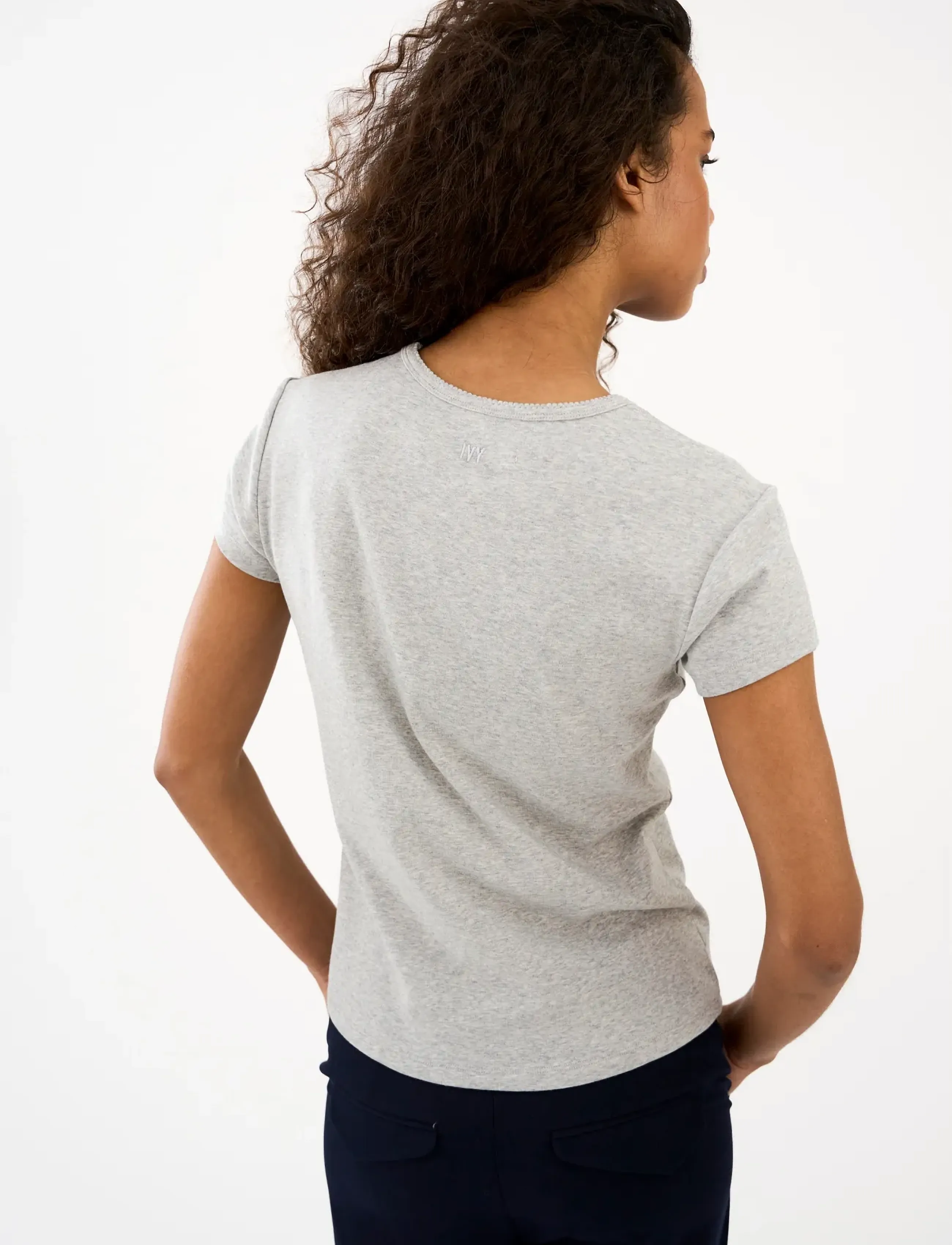IVY Copenhagen - IVY-Anita Tee - t-särgid - light grey - 3