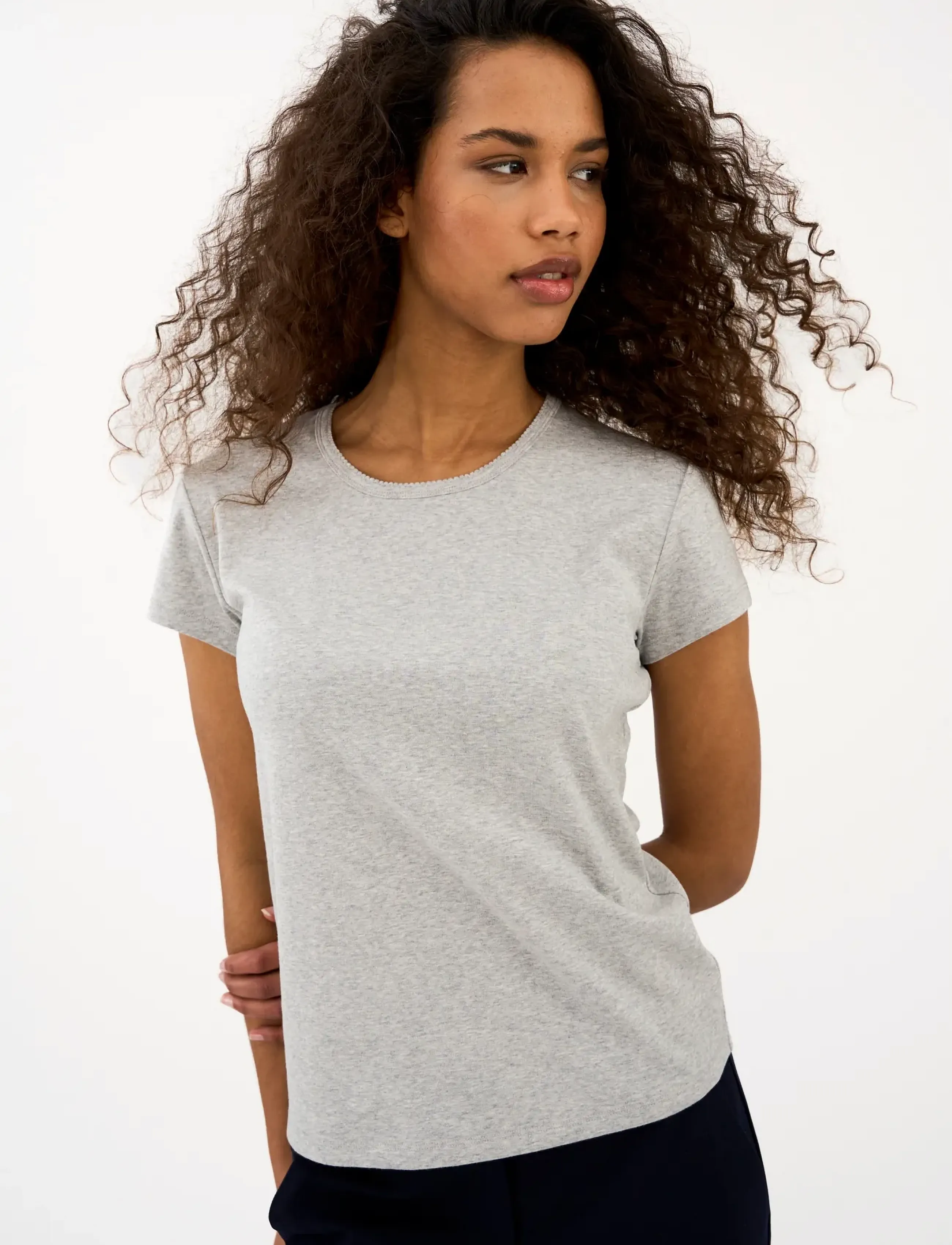 IVY Copenhagen - IVY-Anita Tee - t-särgid - light grey - 4