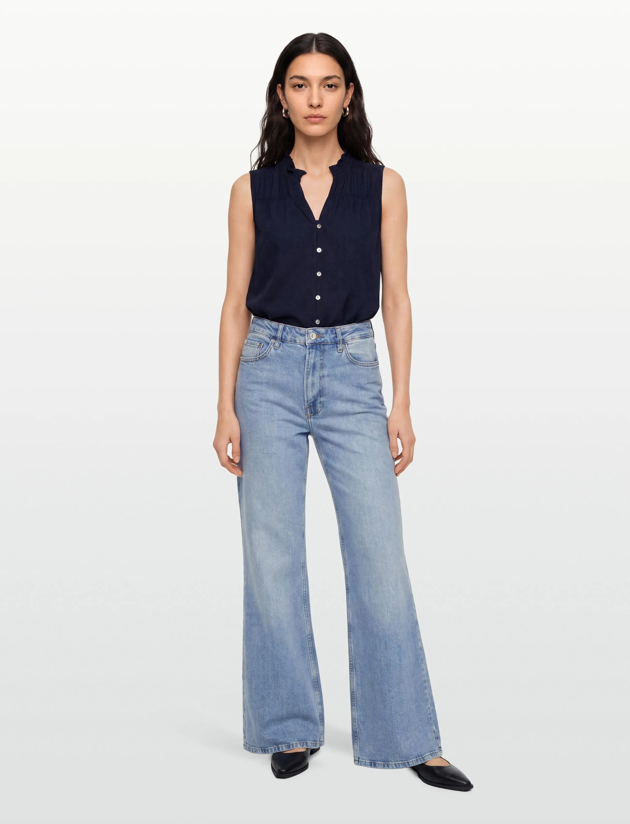 IVY Copenhagen IVY-Abigail Jeans Wash Cadiz - Festival outfit - DENIM BLUE / blue
