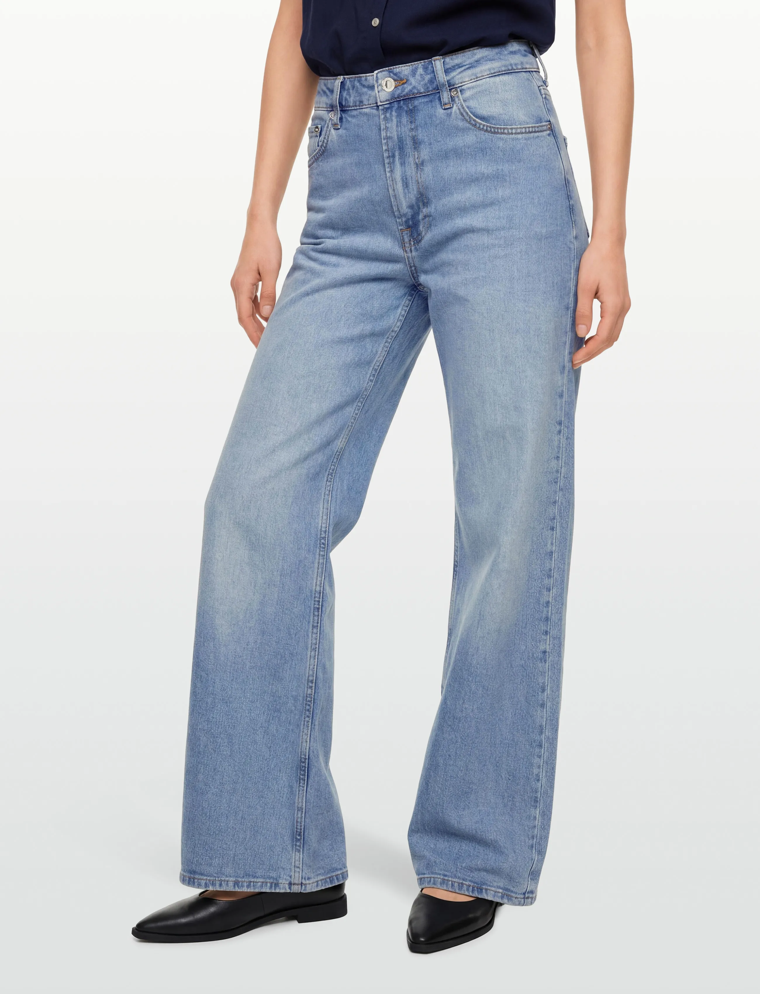 IVY Copenhagen - IVY-Abigail Jeans Wash Cadiz - flared jeans - denim blue - 3