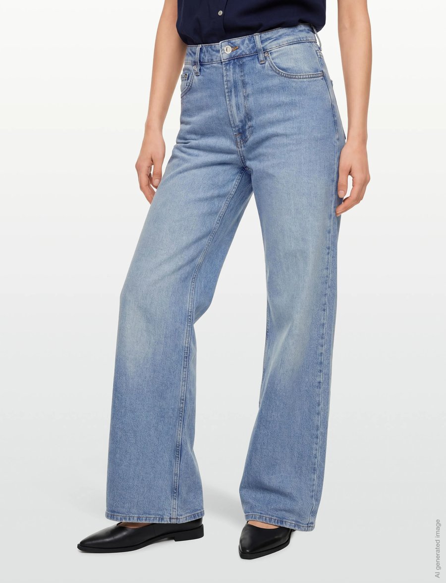 IVY Copenhagen - IVY-Abigail Jeans Wash Cadiz - flared jeans - denim blue - 3