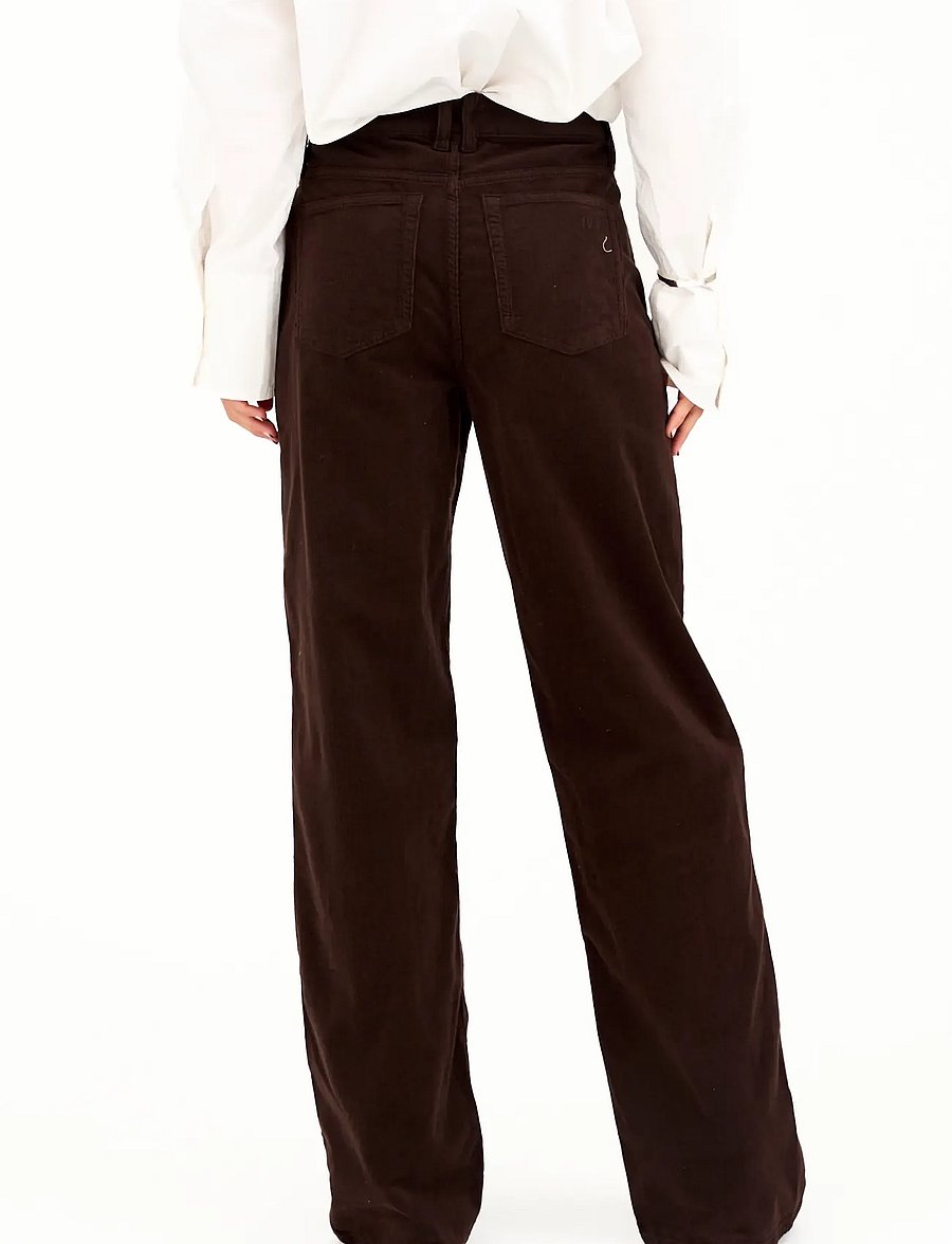 IVY Copenhagen - IVY-Mia Jeans Baby Cord - manchesterbyxor - espresso brown - 4