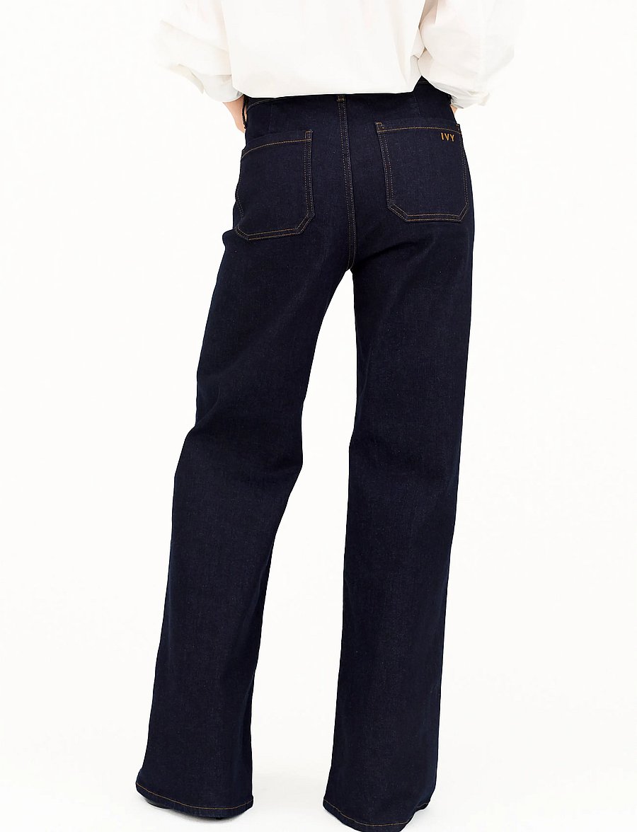 IVY Copenhagen - IVY-Abigail 70's Jeans Wash Rinse V - flared jeans - denim blue - 4