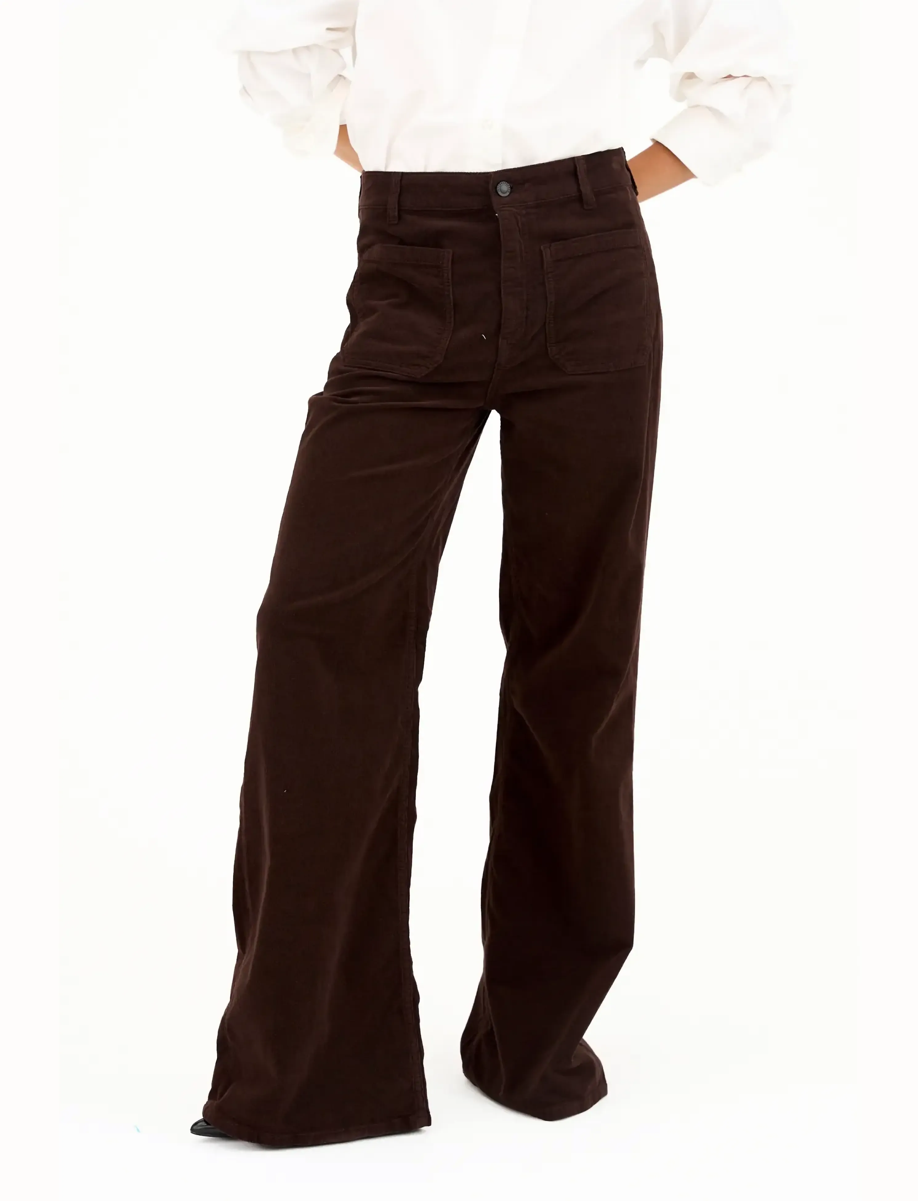 IVY Copenhagen - IVY-Abigail 70's Jeans Baby Cord - espresso brown - 3