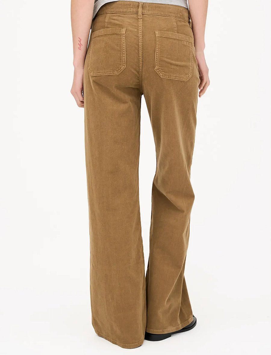IVY Copenhagen - IVY-Abigail 70's Jeans Baby Cord - vida byxor - rubber brown - 4