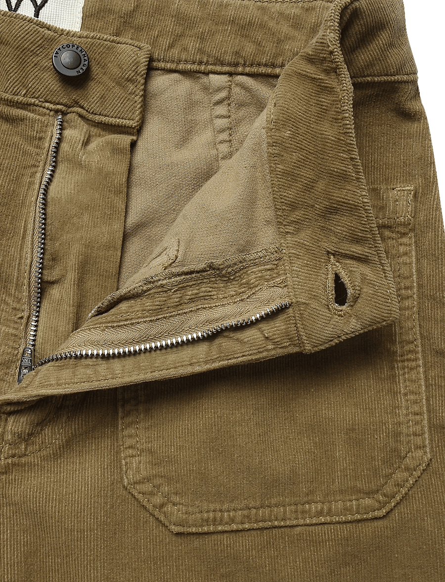 IVY Copenhagen - IVY-Abigail 70's Jeans Baby Cord - vida byxor - rubber brown - 5