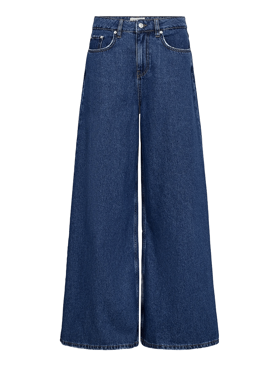 IVY Copenhagen - IVY-Tyla Jeans Wash Berlin Blue - wide leg jeans - denim blue - 0
