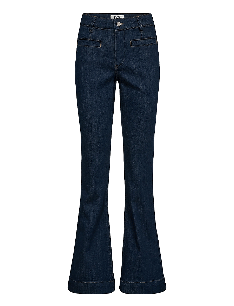 IVY Copenhagen - IVY-Ann Kate Charlotte Wash Palma R - flared jeans - denim blue - 1