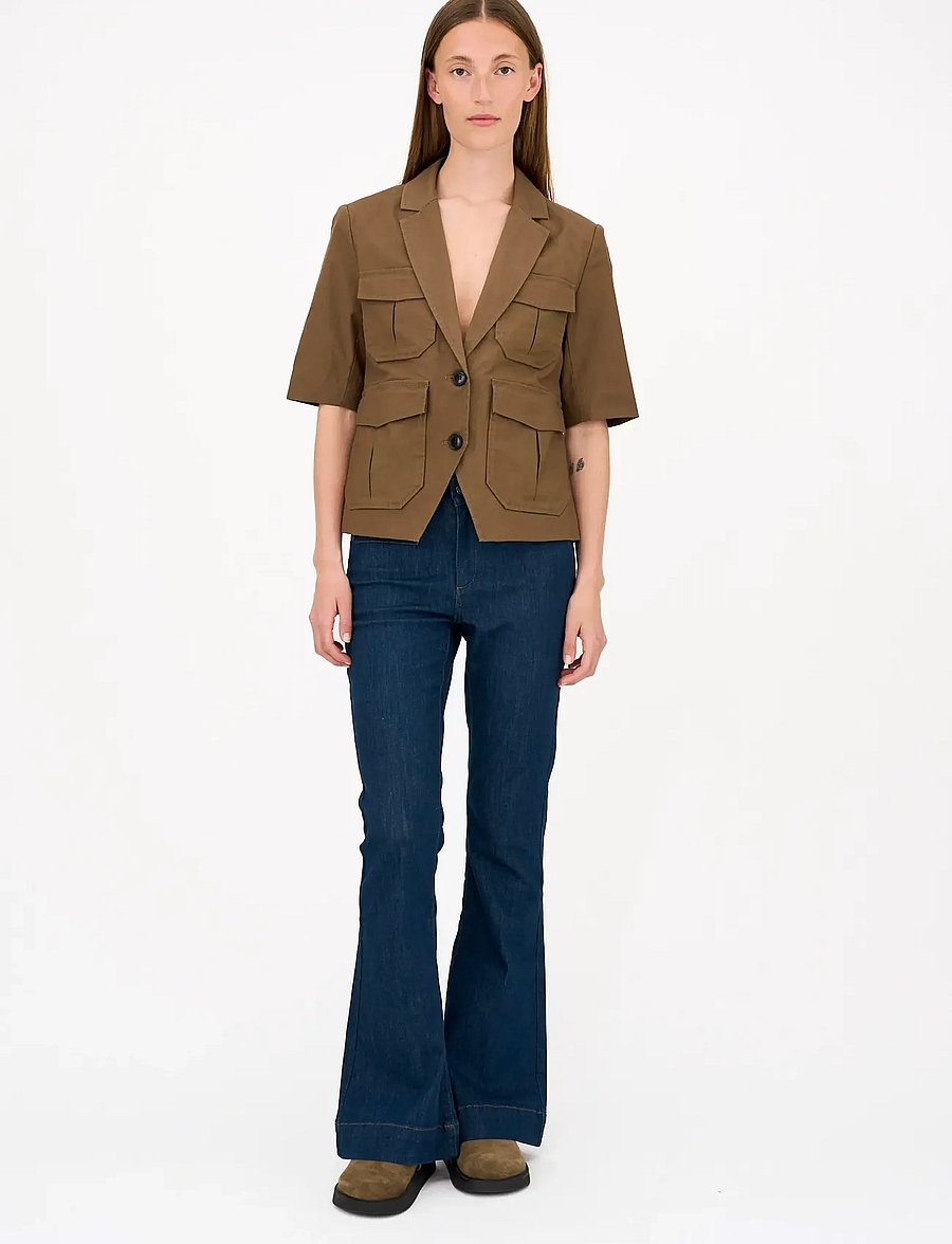 IVY Copenhagen - IVY-Ann Kate Charlotte Wash Palma R - flared jeans - denim blue - 0