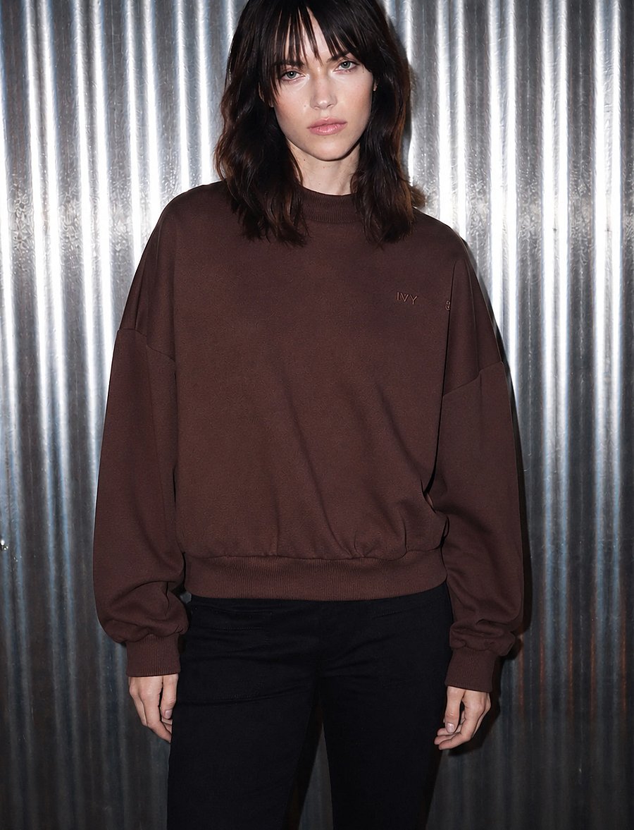 IVY Copenhagen - IVY-Elly Oversized Shirt - hverdags stil - expresso brown - 0