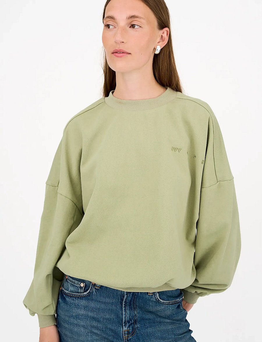IVY Copenhagen - IVY-Elly Oversized Shirt - igapäevane stiil - .light moss green - 0