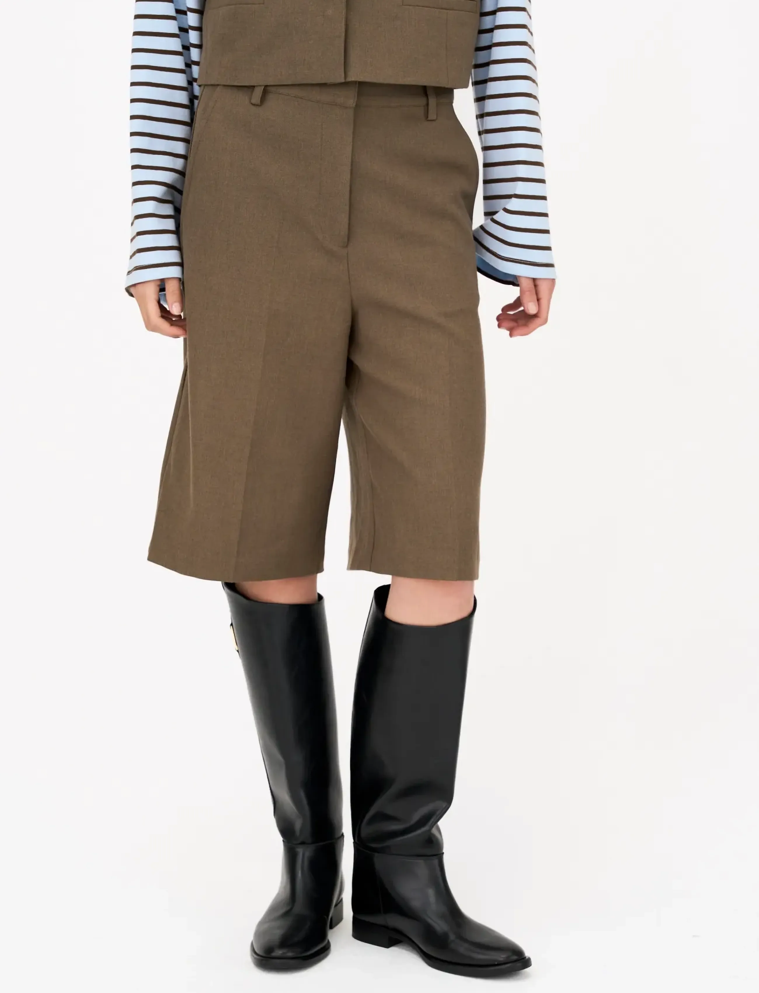 IVY Copenhagen - IVY-Isla Long shorts - brown - 3