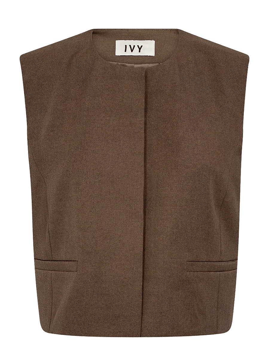 IVY Copenhagen - IVY-Isla Vest - brown - 1