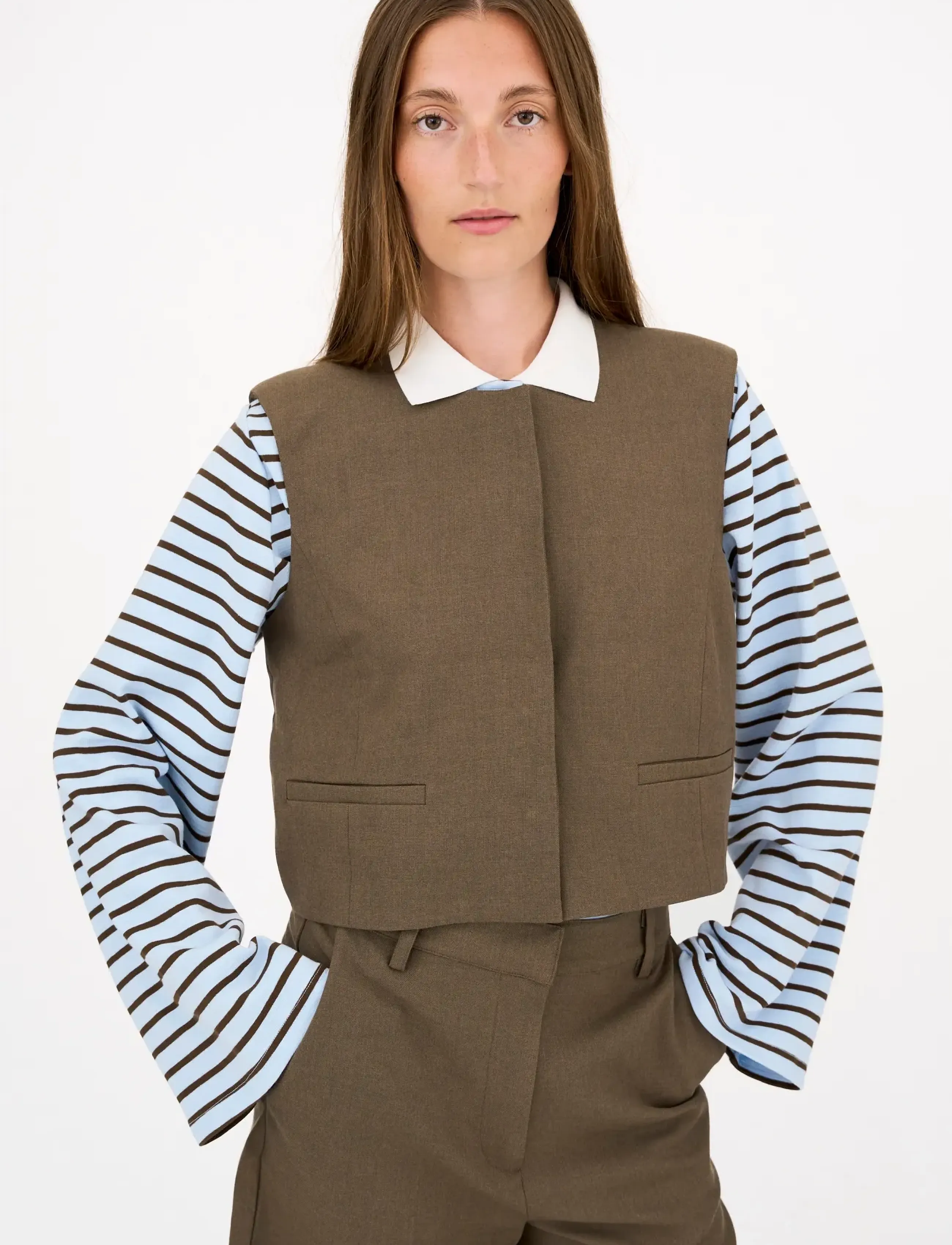 IVY Copenhagen - IVY-Isla Vest - brown - 0
