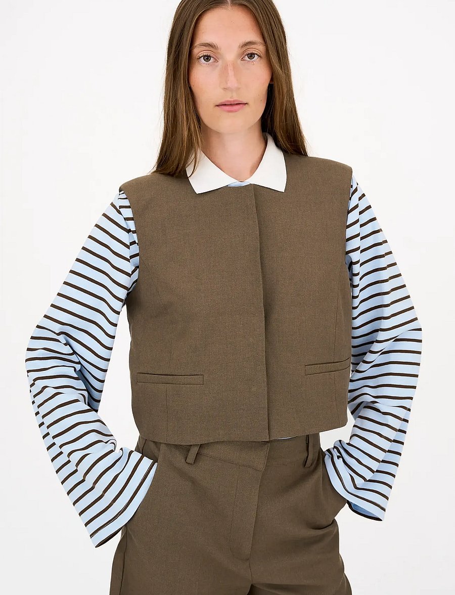 IVY Copenhagen - IVY-Isla Vest - brown - 0