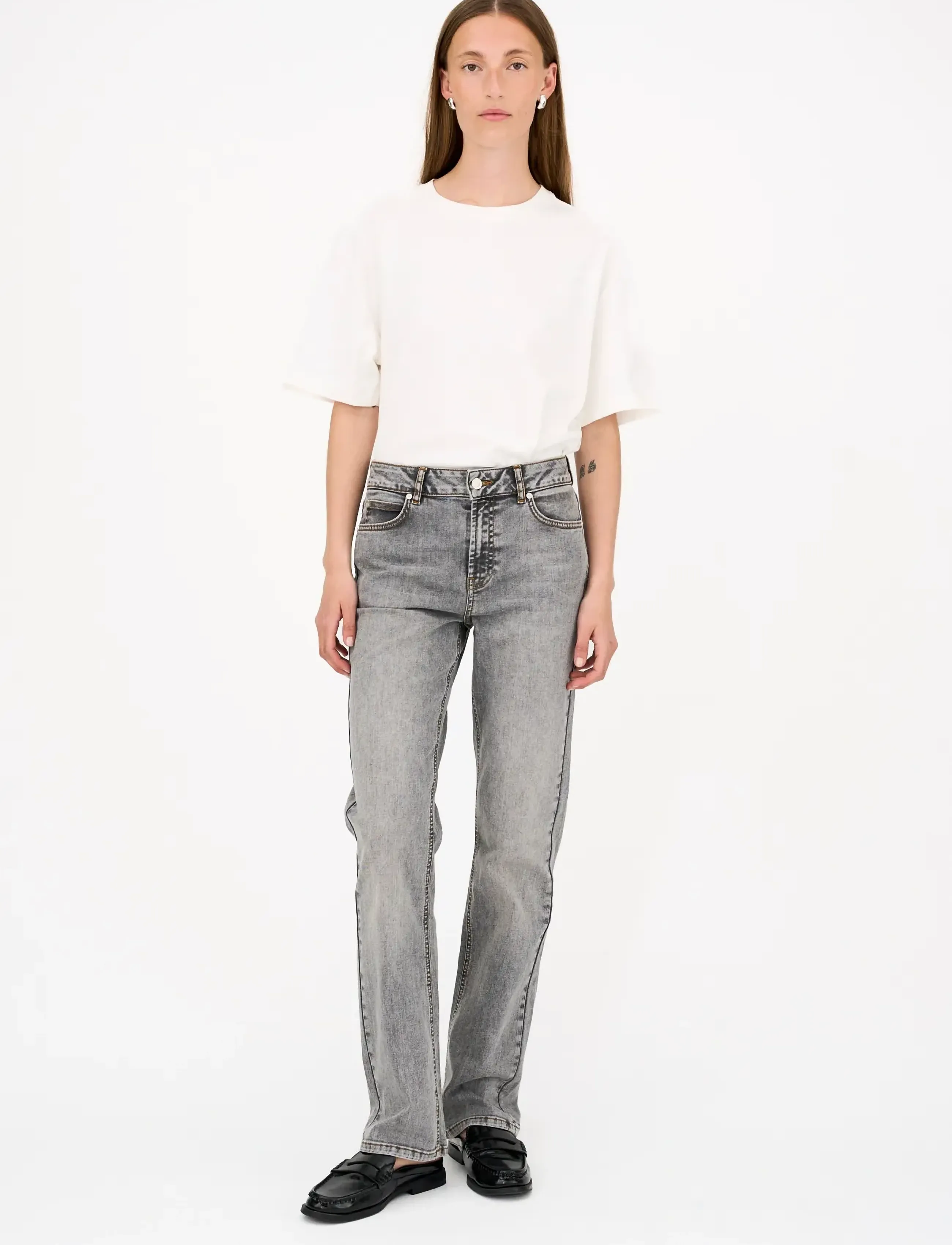 IVY Copenhagen IVY-Lulu Jeans Wash Amazing Toya Gr - Jeans - GREY / grey