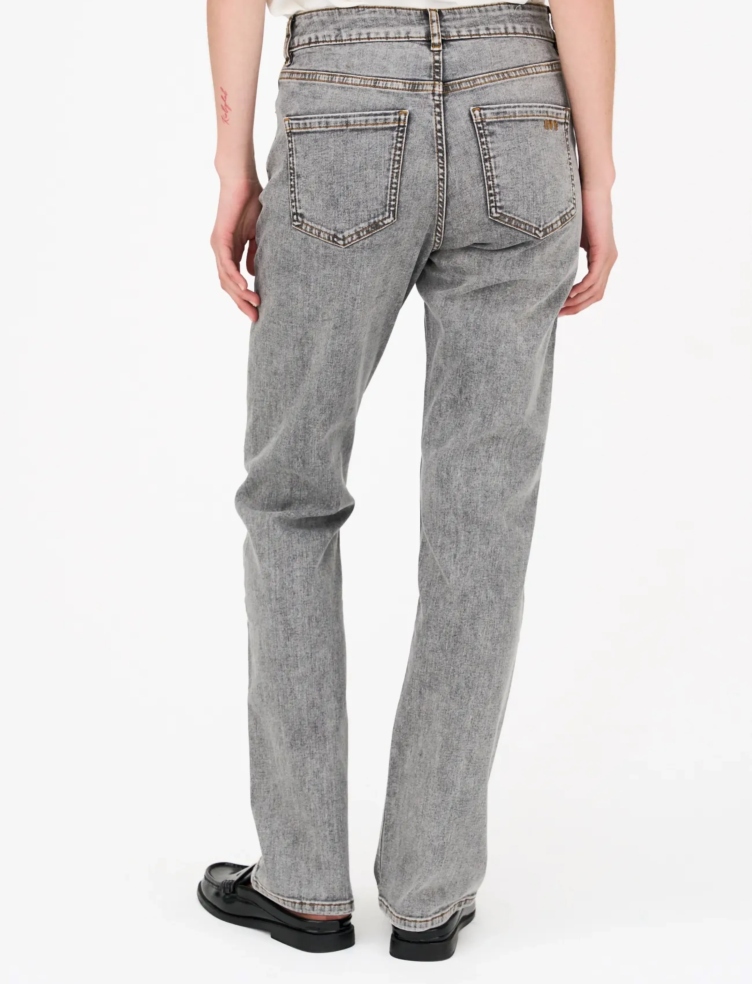IVY Copenhagen - IVY-Lulu Jeans Wash Amazing Toya Gr - straight jeans - grey - 4