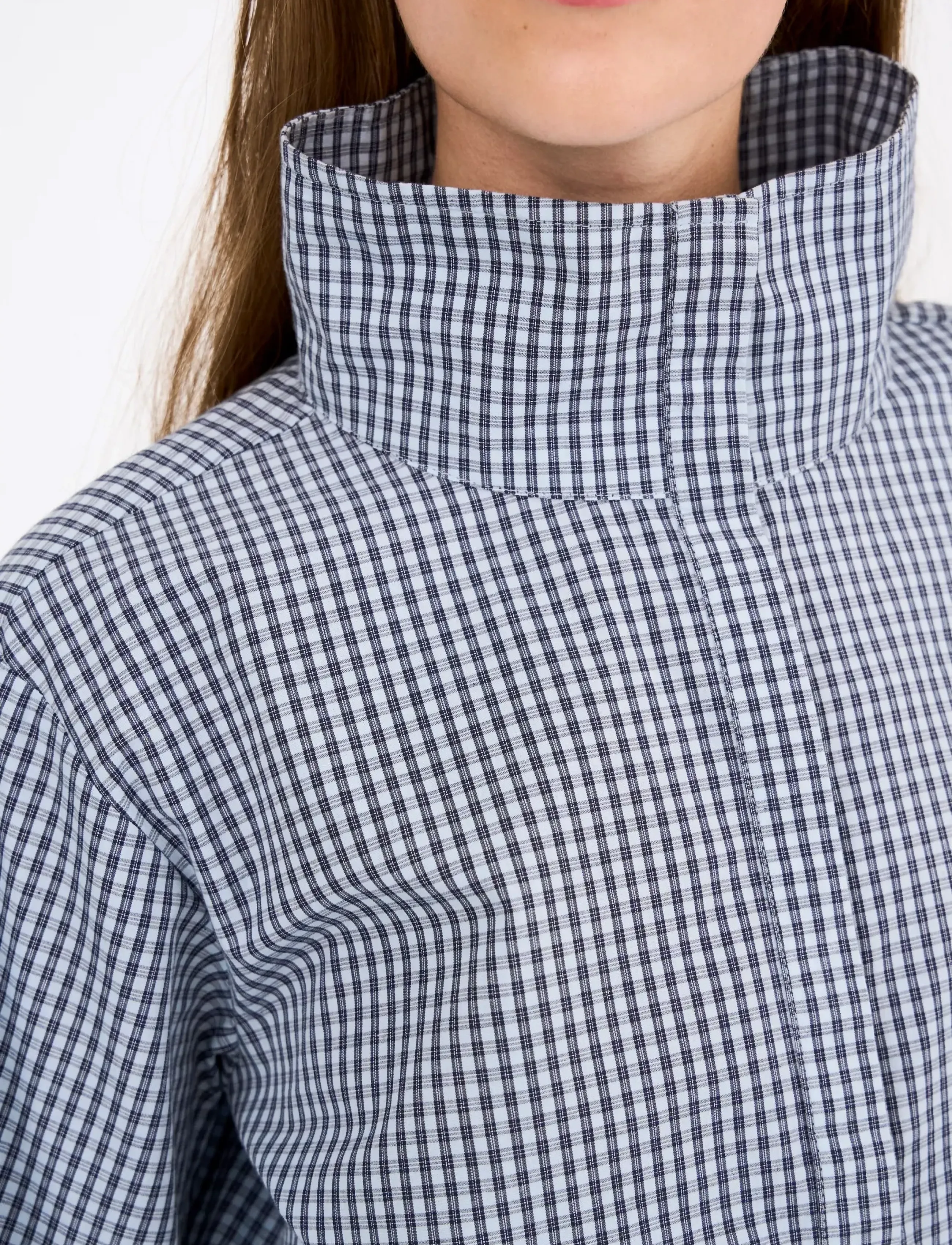 IVY Copenhagen - IVY-Mila Check Shirt - langärmlige hemden - sky blue - 5