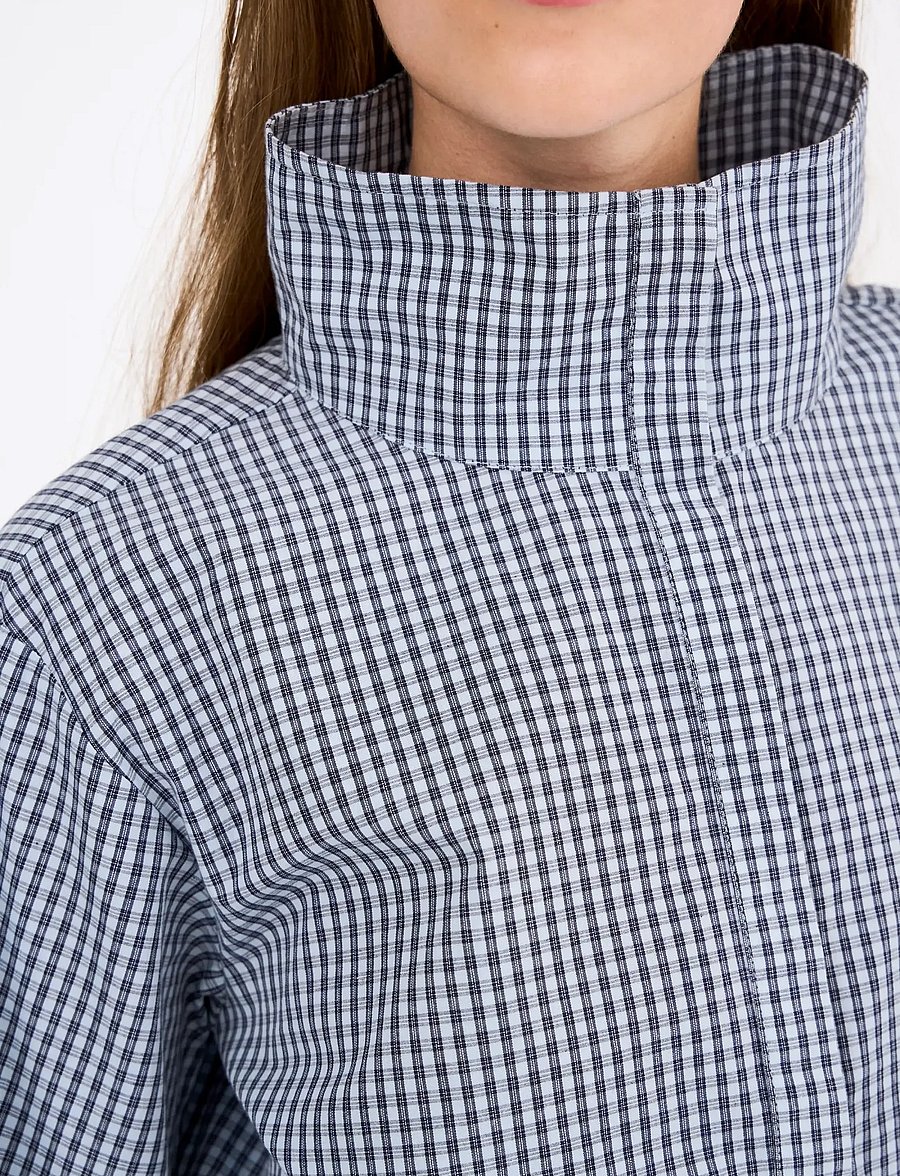 IVY Copenhagen - IVY-Mila Check Shirt - langärmlige hemden - sky blue - 5