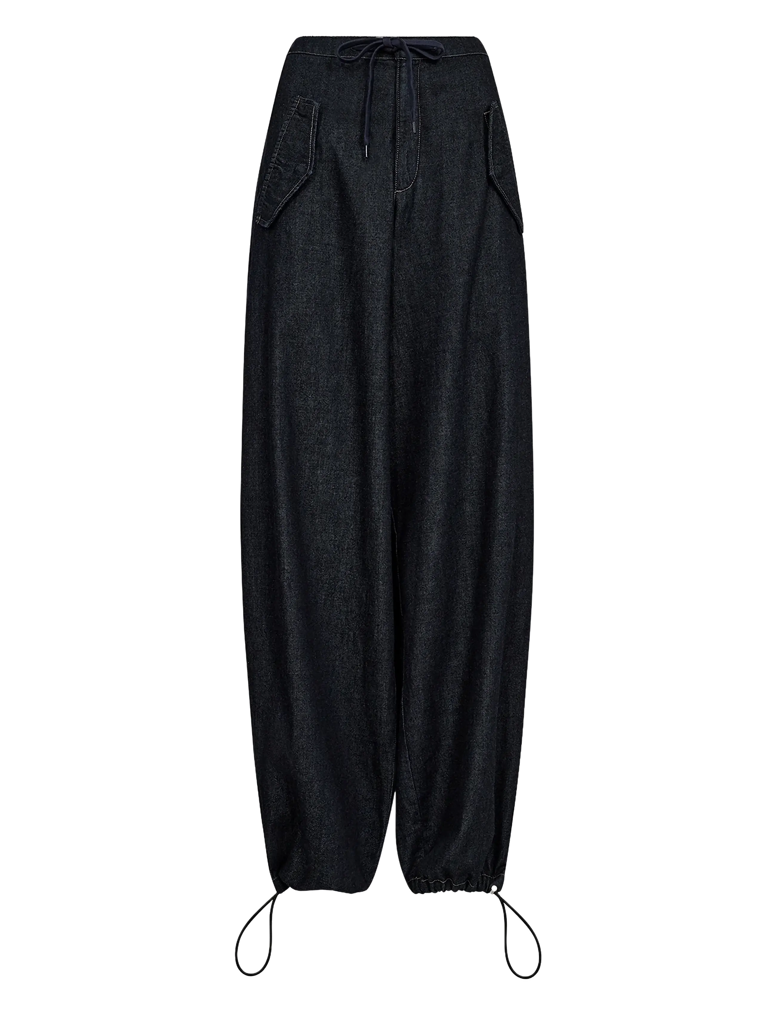 IVY Copenhagen - IVY-Penny Parachute Pant Wash Dark - rinse denim - 1