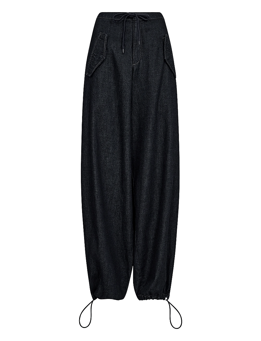 IVY Copenhagen - IVY-Penny Parachute Pant Wash Dark - rinse denim - 1