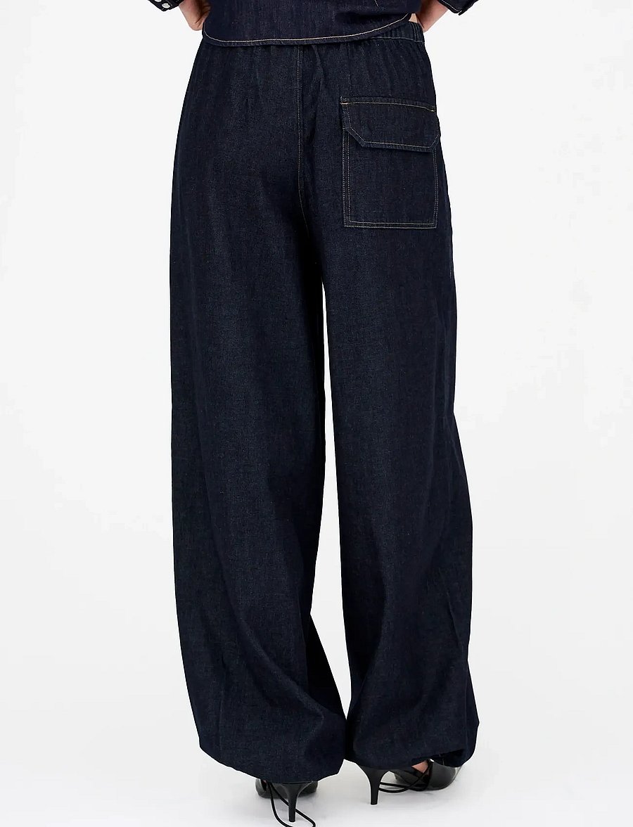 IVY Copenhagen - IVY-Penny Parachute Pant Wash Dark - rinse denim - 4