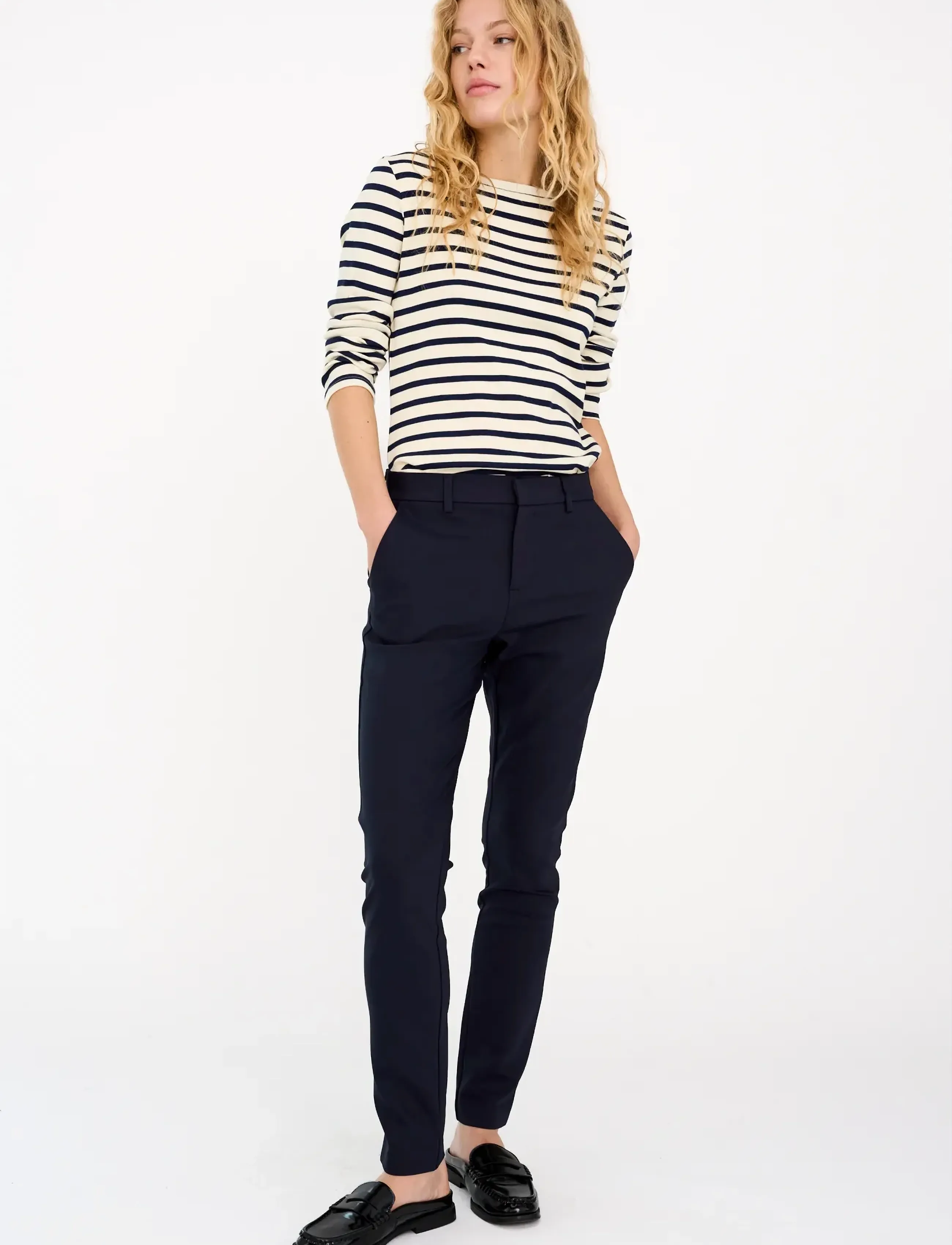 IVY Copenhagen IVY-Alice MW Pant NOOS - Püksid - NAVY / navy