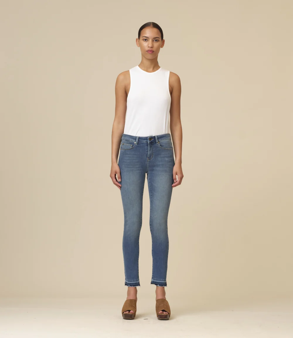IVY Copenhagen - IVY-Alexa ankle original denim - liibuvad teksad - denim blue - 0