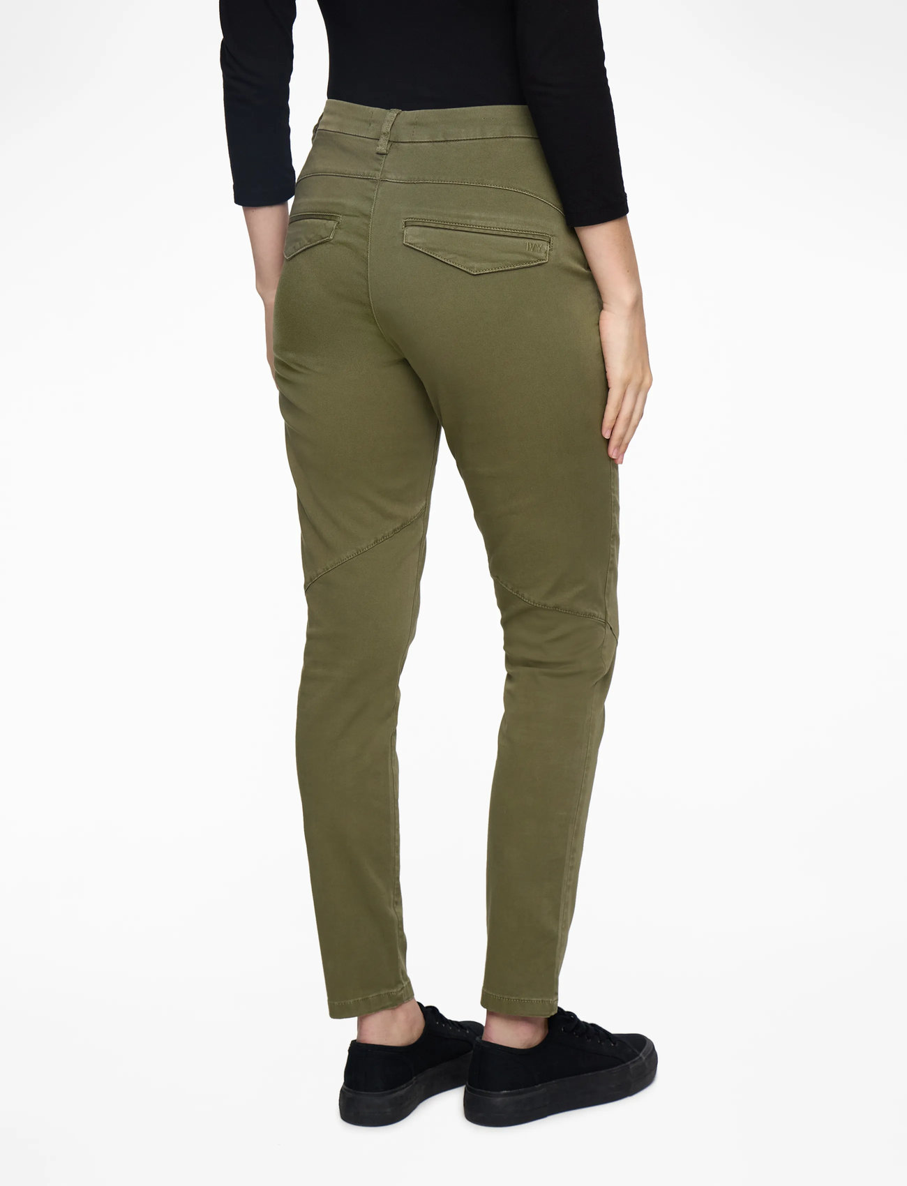 IVY Copenhagen - IVY-Karmey chino - chinos - army - 4