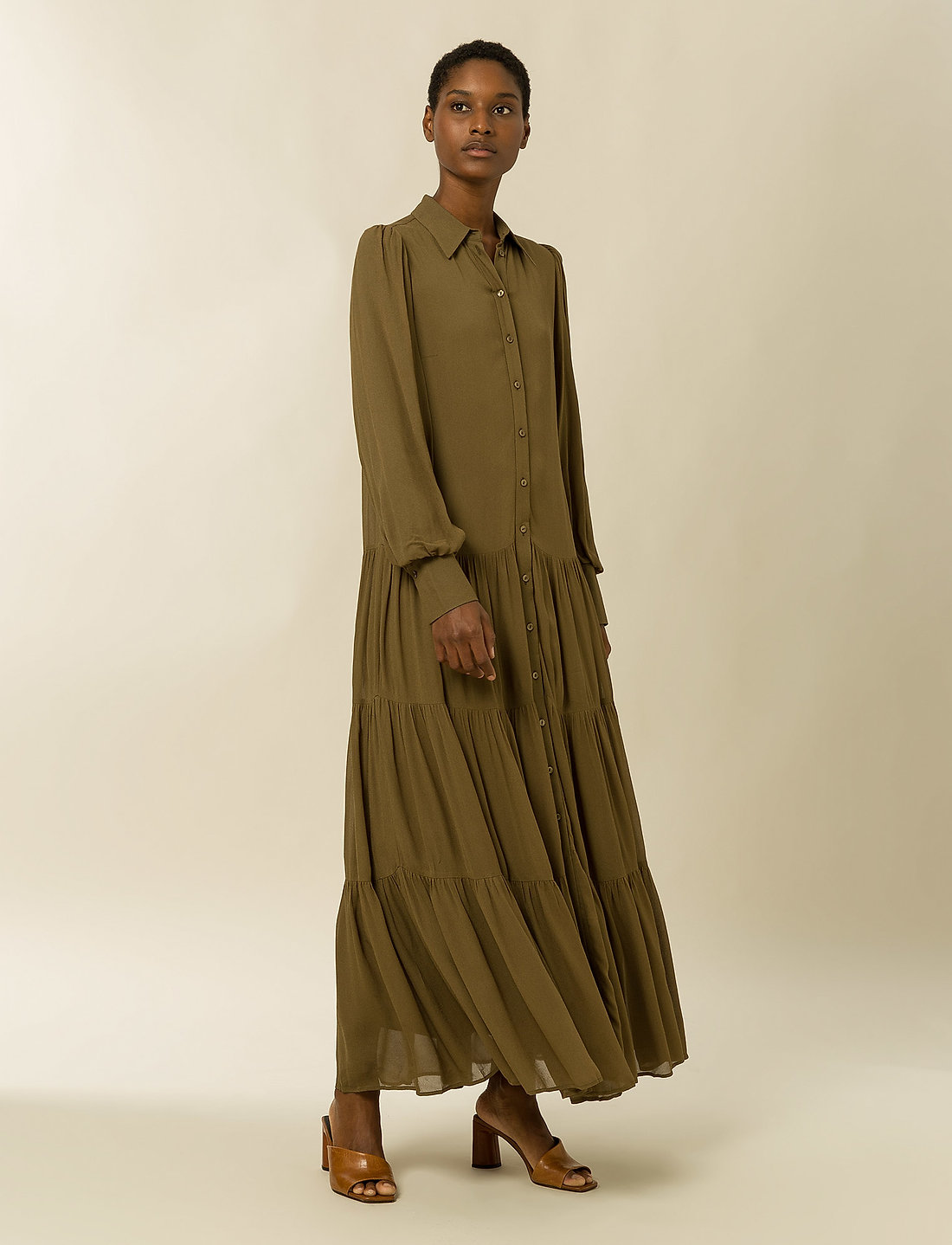 IVY OAK Shirt Dress Maxi Maxi dresses Boozt