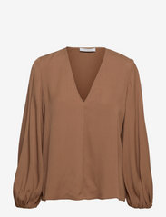 IVY OAK - BETH Blouses & Tunics - long-sleeved blouses - hazelnut - 0