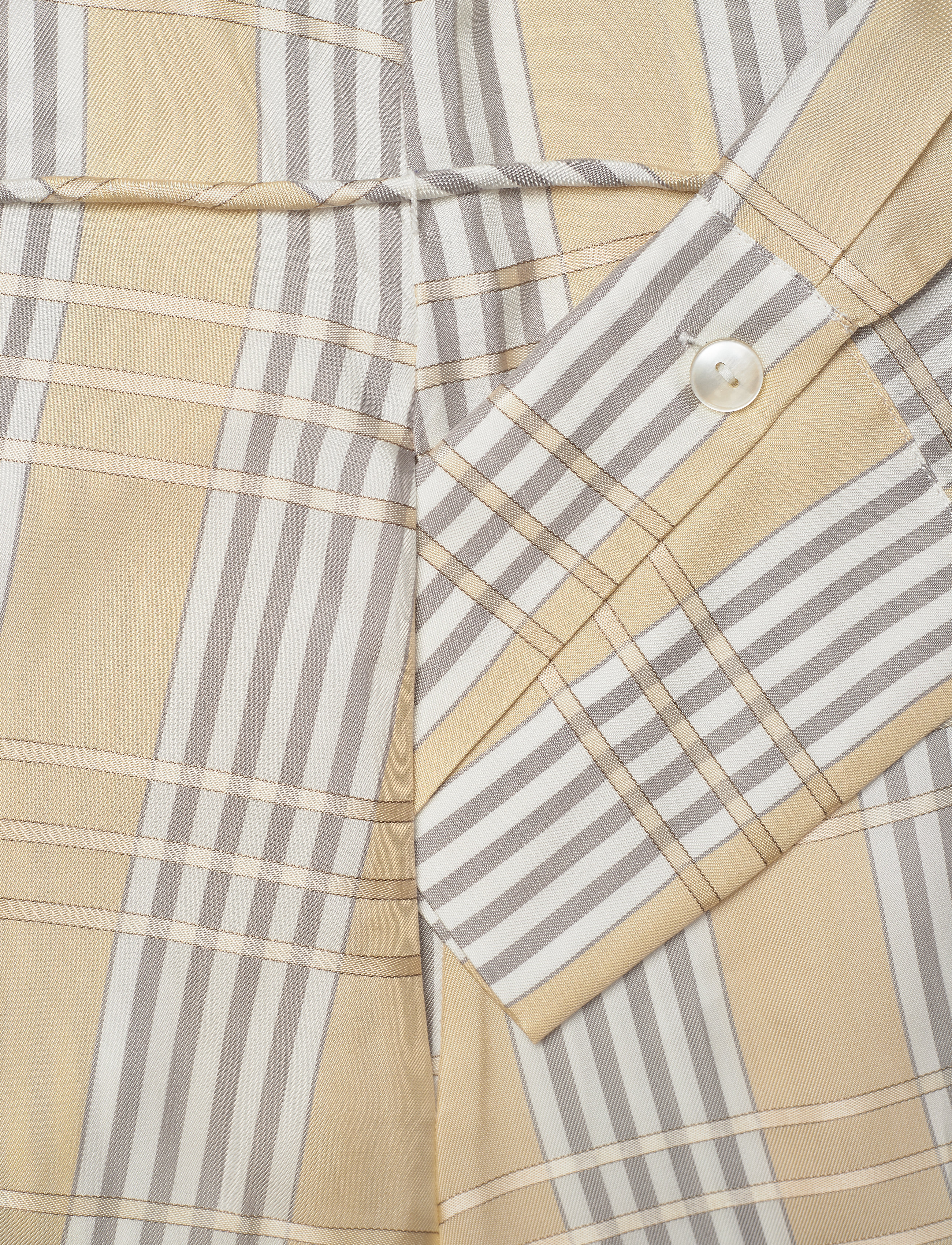 IVY OAK - DAPHNE DRESS SHORT ANKLE LENGTH - beige check - 5