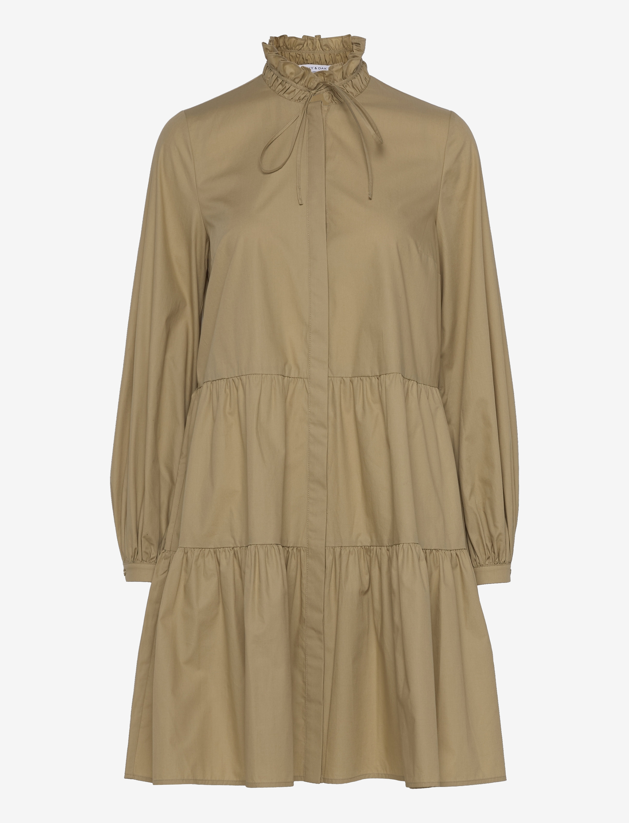 Ivy Oak Donna Dresses, 34, Khaki green, Kjoler > Kort Kjole, Dame