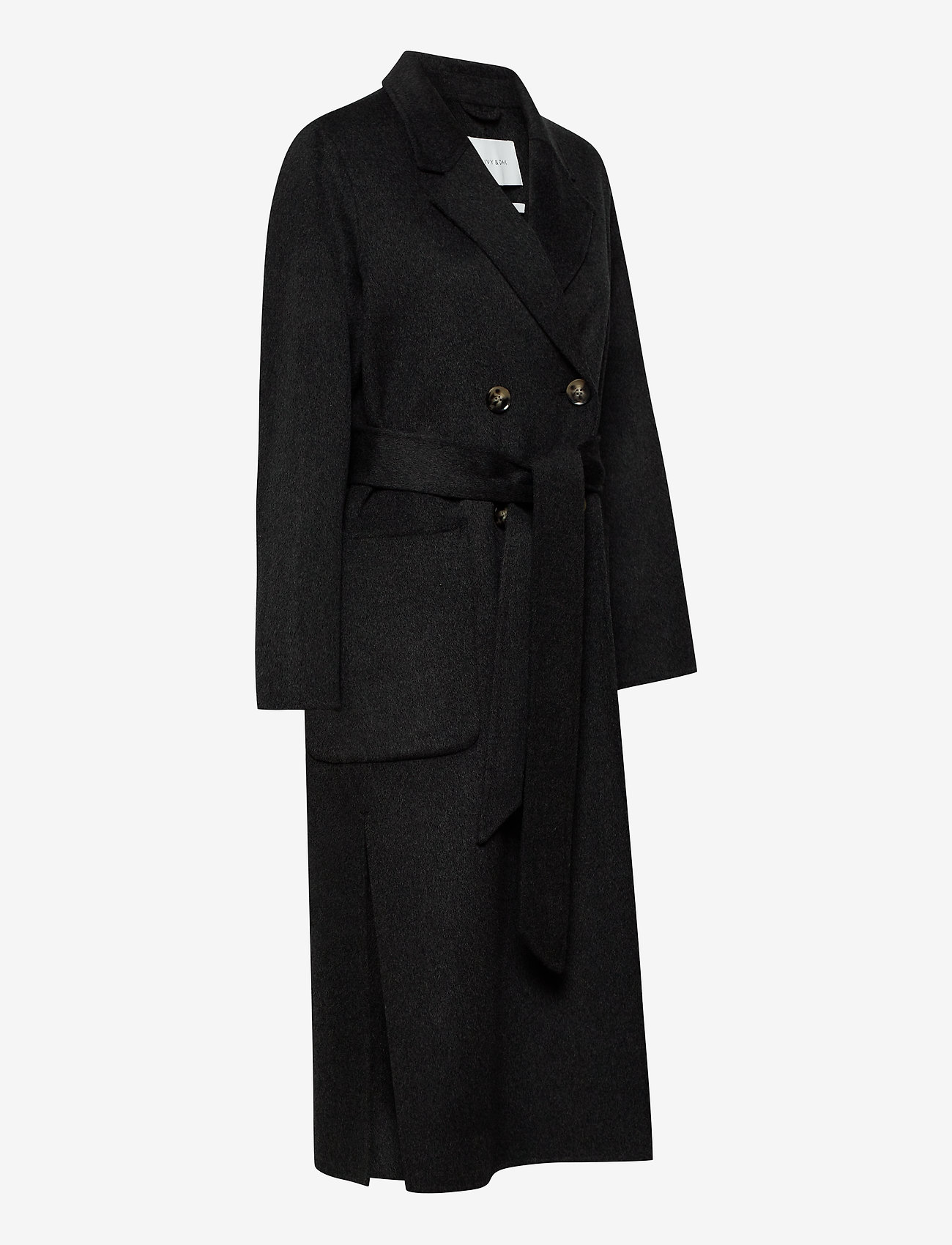 IVY OAK - DOUBLE BREASTED COAT - anthracite - 2