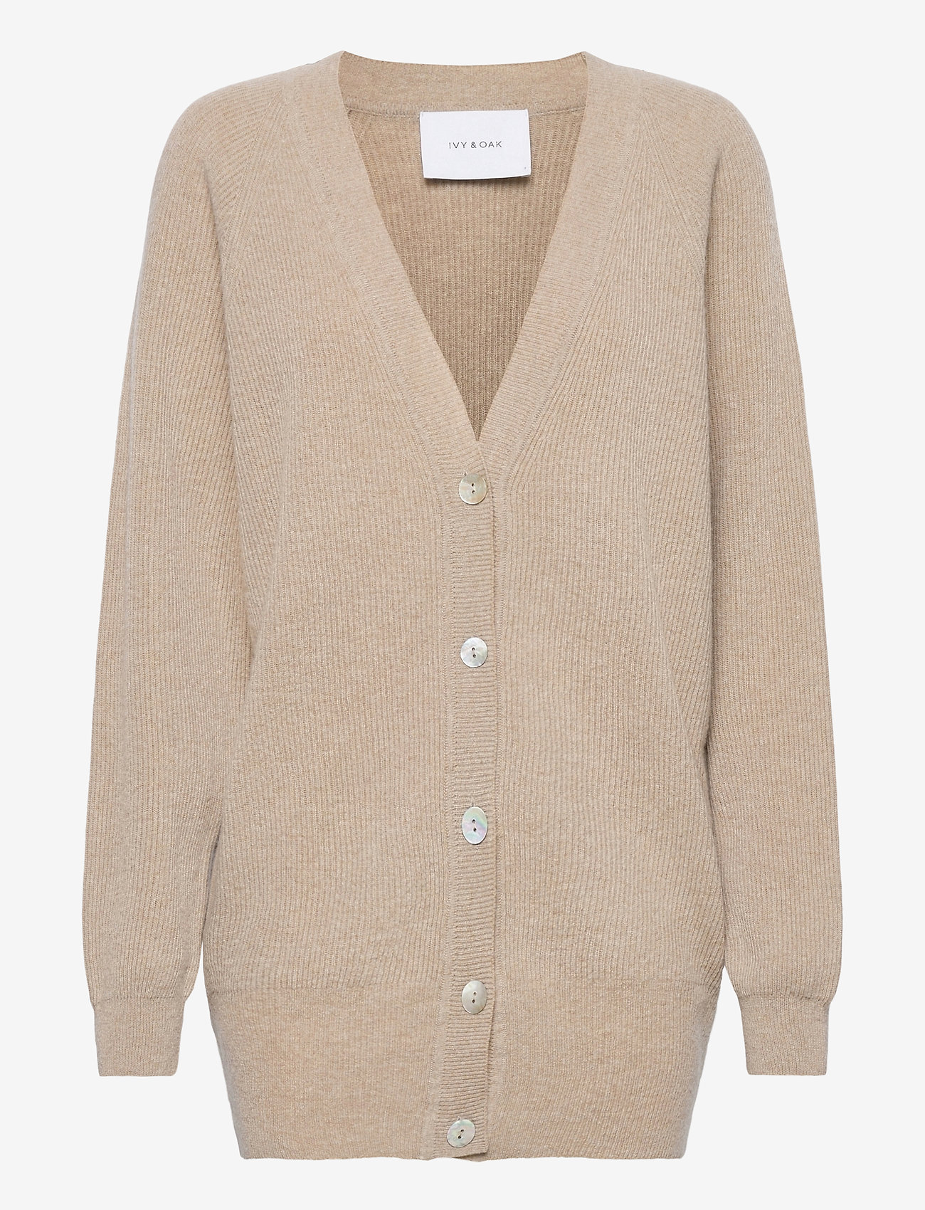 IVY OAK - EXTRA LONG CARDIGAN - pomice - 0
