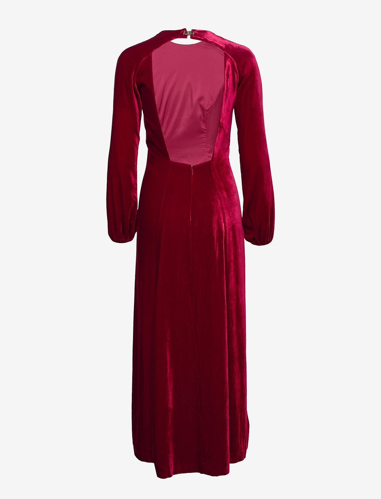 IVY OAK - AUCUBA OPEN BACK DRESS ANKLE LENGTH - party wear at outlet prices - pomegranate - 1