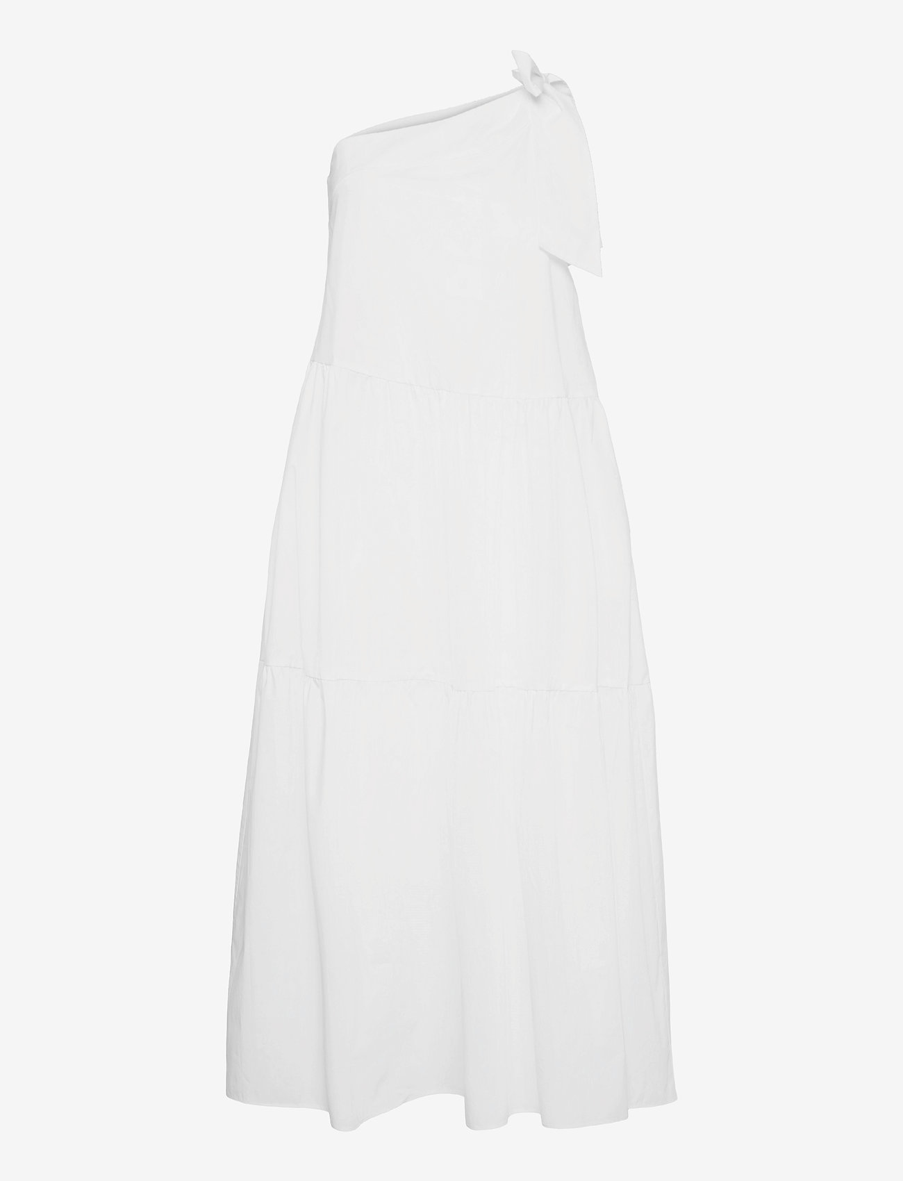 IVY OAK - ONE SHOULDER DRESS MAXI LENGHT - bright white - 0
