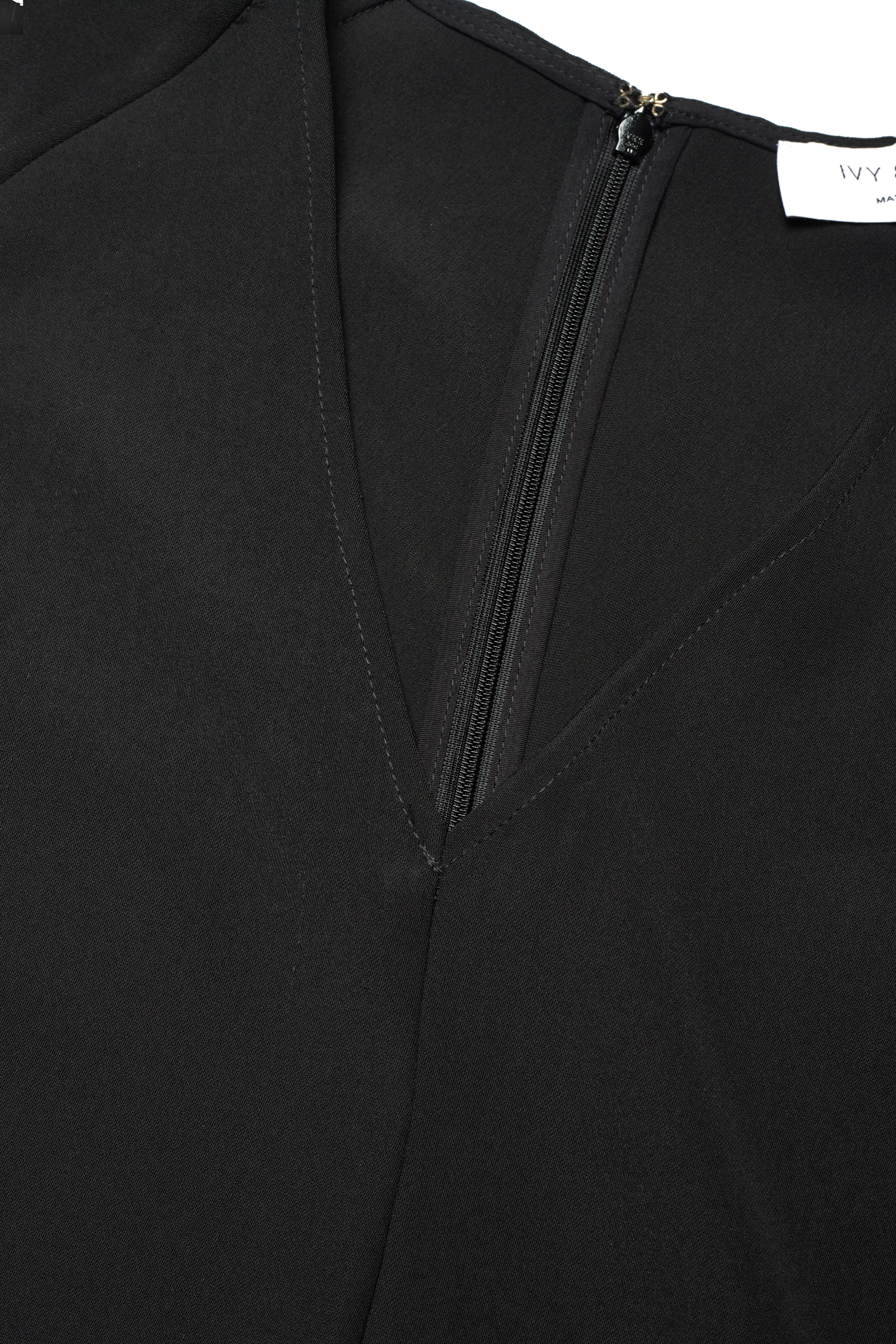 IVY OAK - SCAROLA FLARED OPEN BACK DRESS MAXI LENGTH - maxi kjoler - black - 2