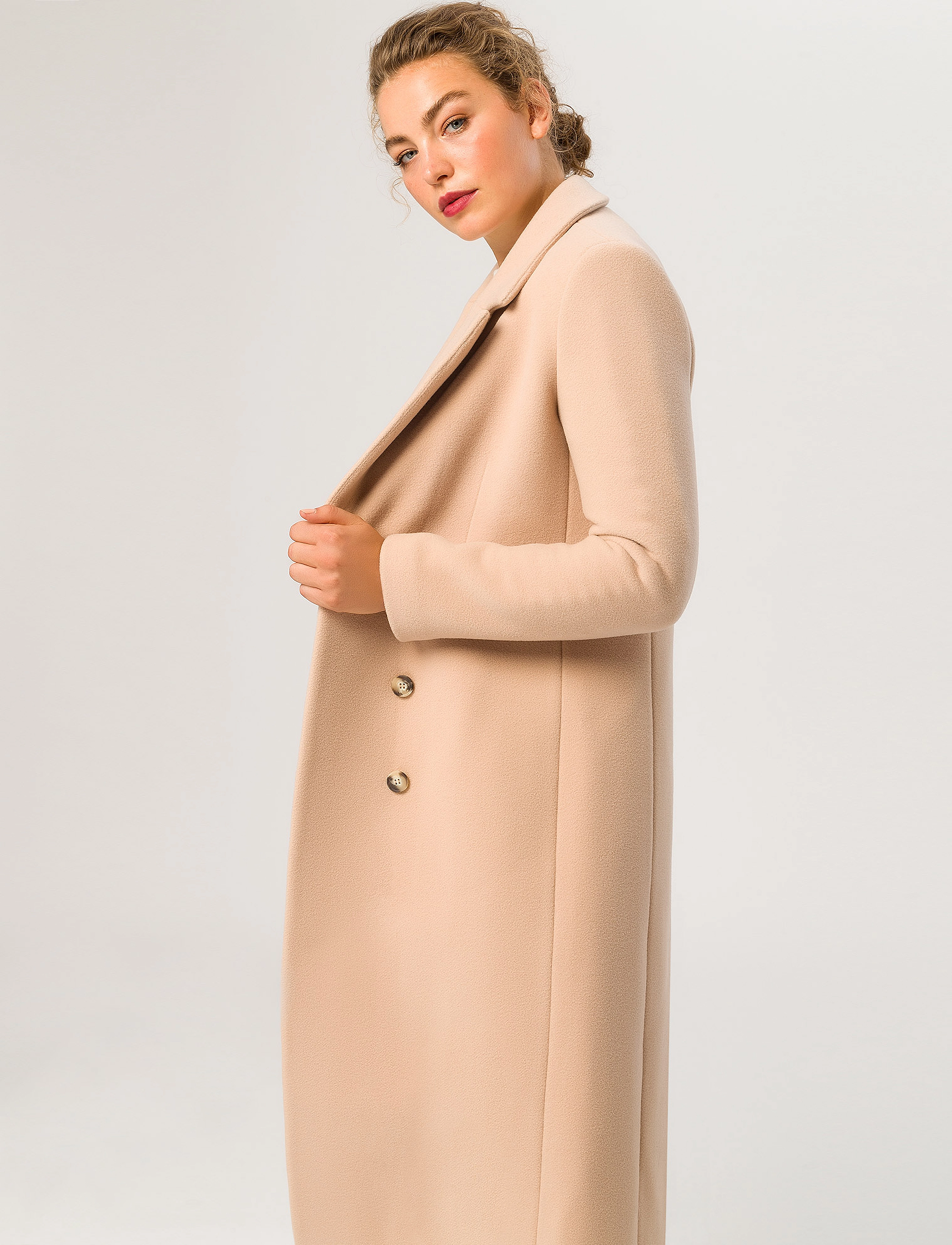 IVY OAK - Maxi Coat - sand - 1