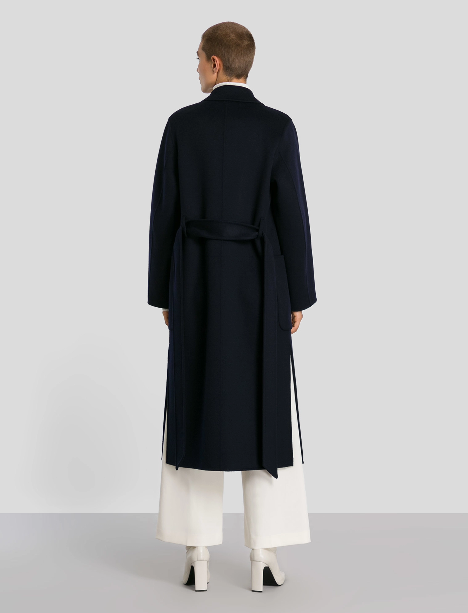 IVY OAK - CELIA BELTED COAT - black - 4