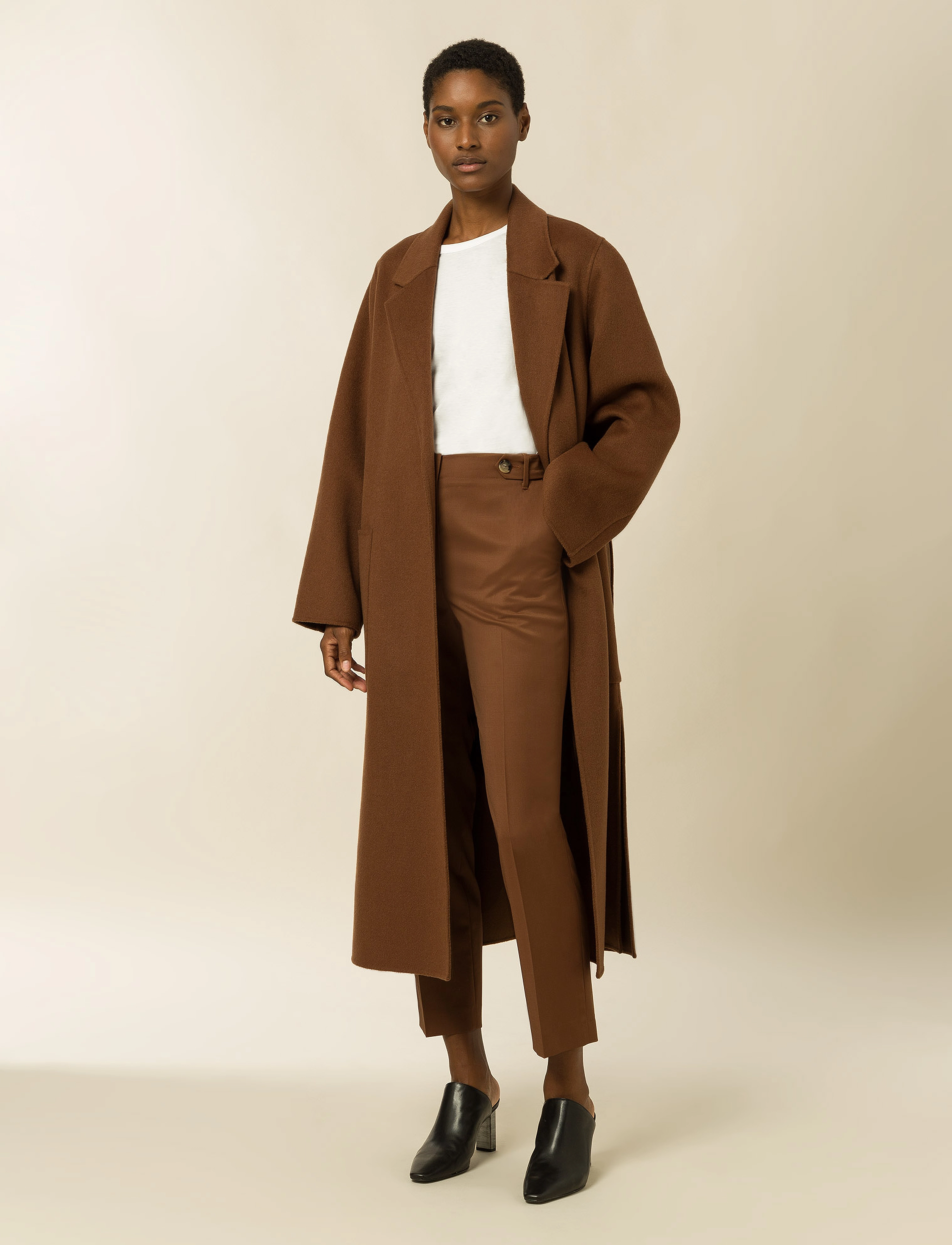 IVY OAK - CELIA BELTED COAT - gingerbread - 3