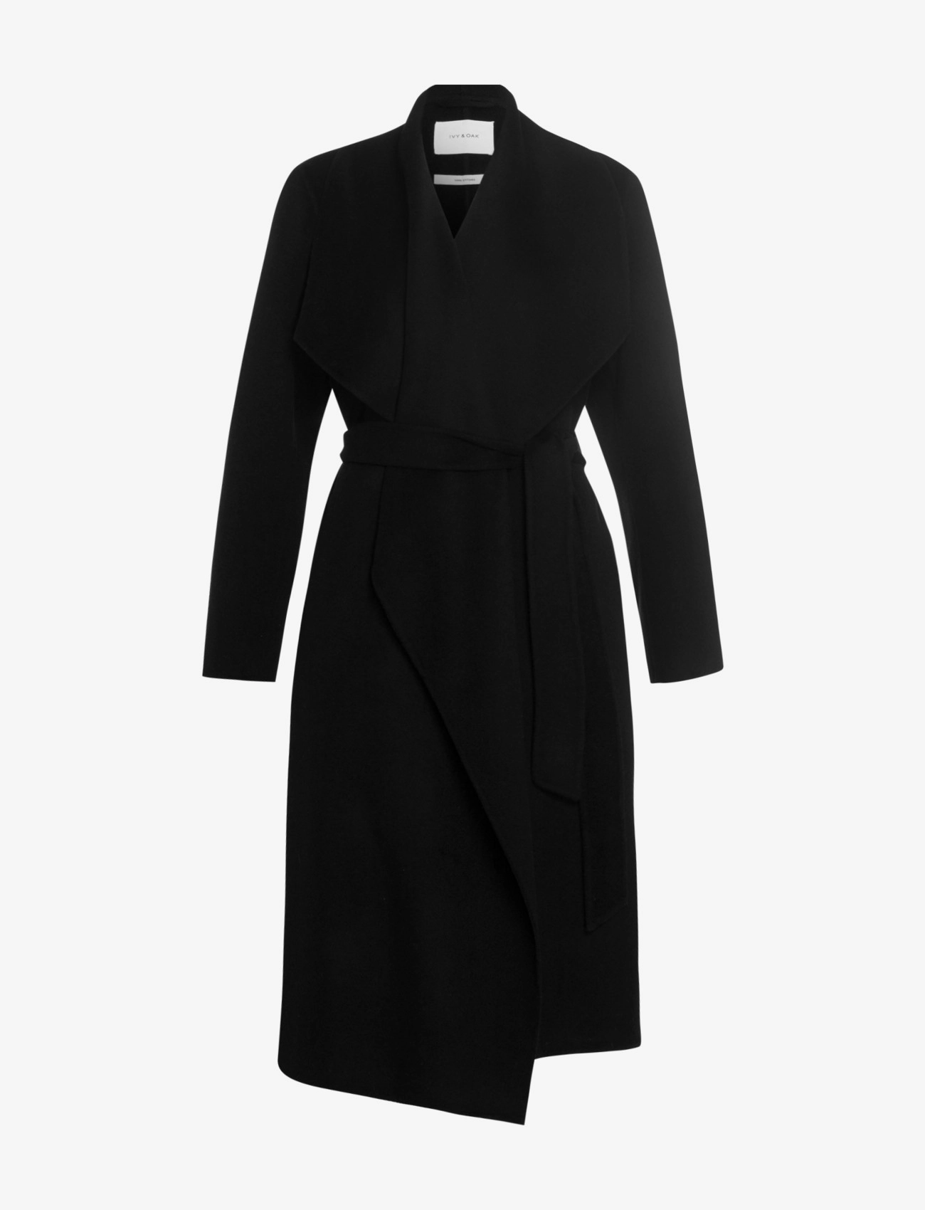 IVY OAK - Carrie Rose Doubleface Bathrobe Coat - black - 0